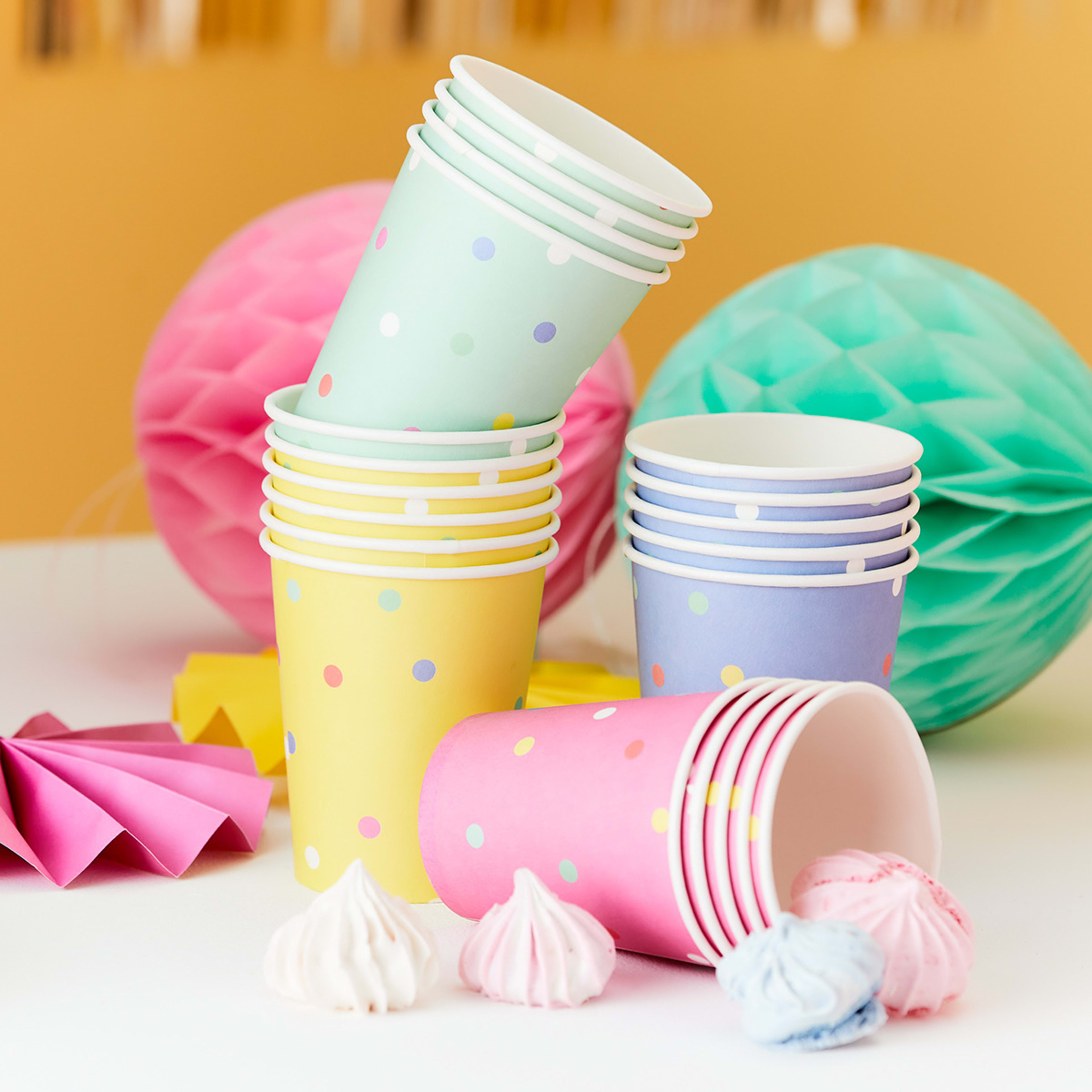 24 Pack Brights Paper Cups Kmart