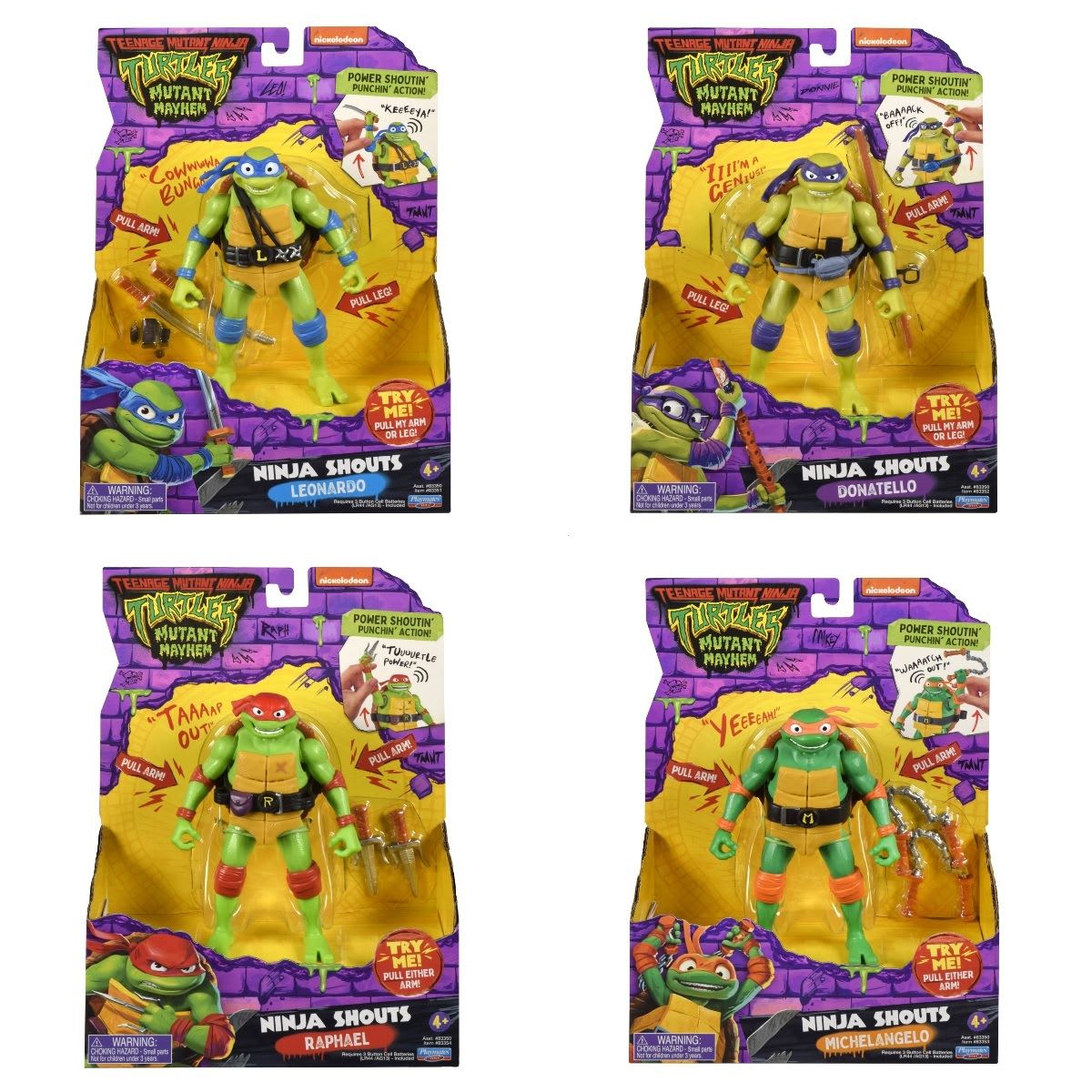 Ninja turtle on sale figurines kmart