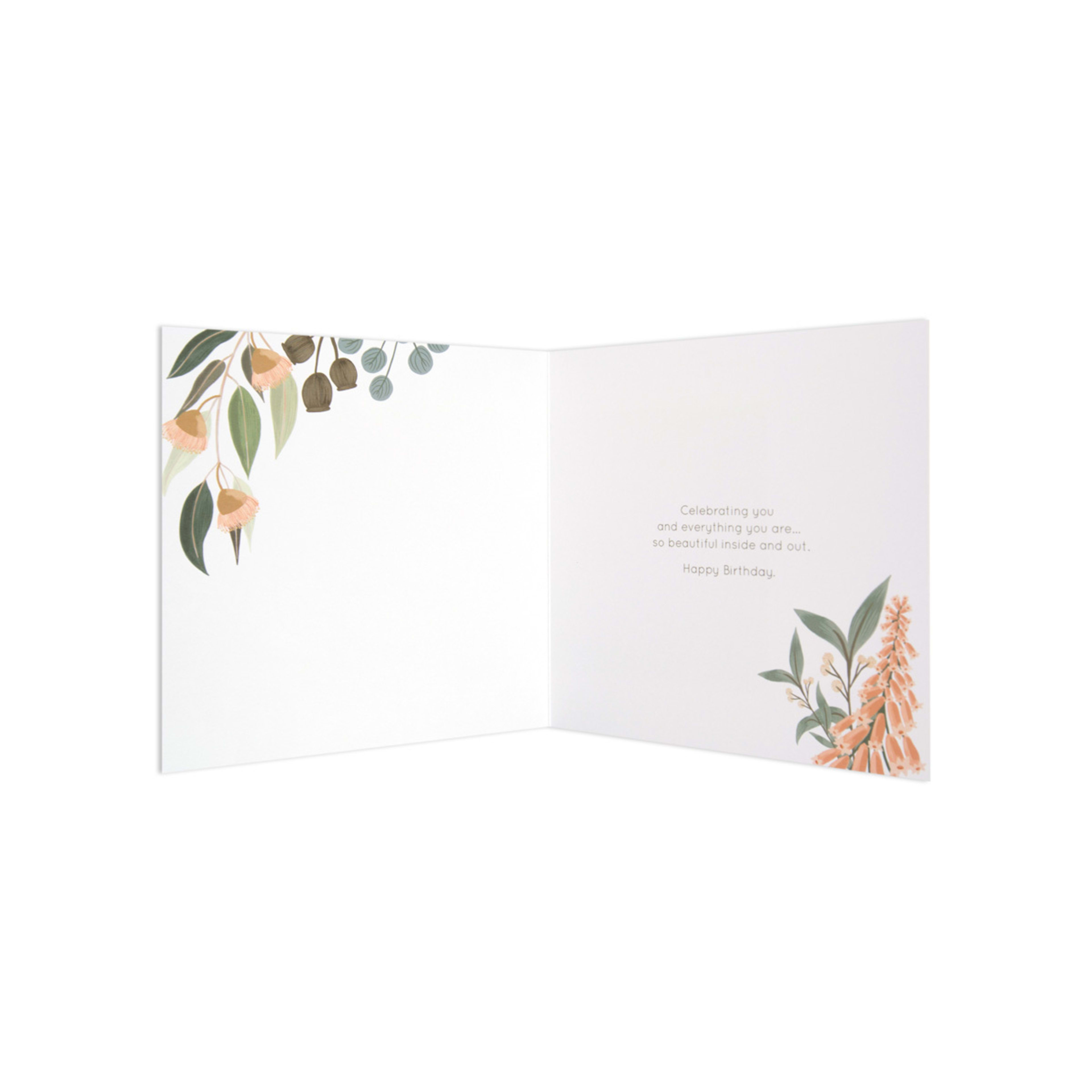 2 Hallmark Birthday Card - Australian Spirit Among The Gum Trees White, 2 of 3