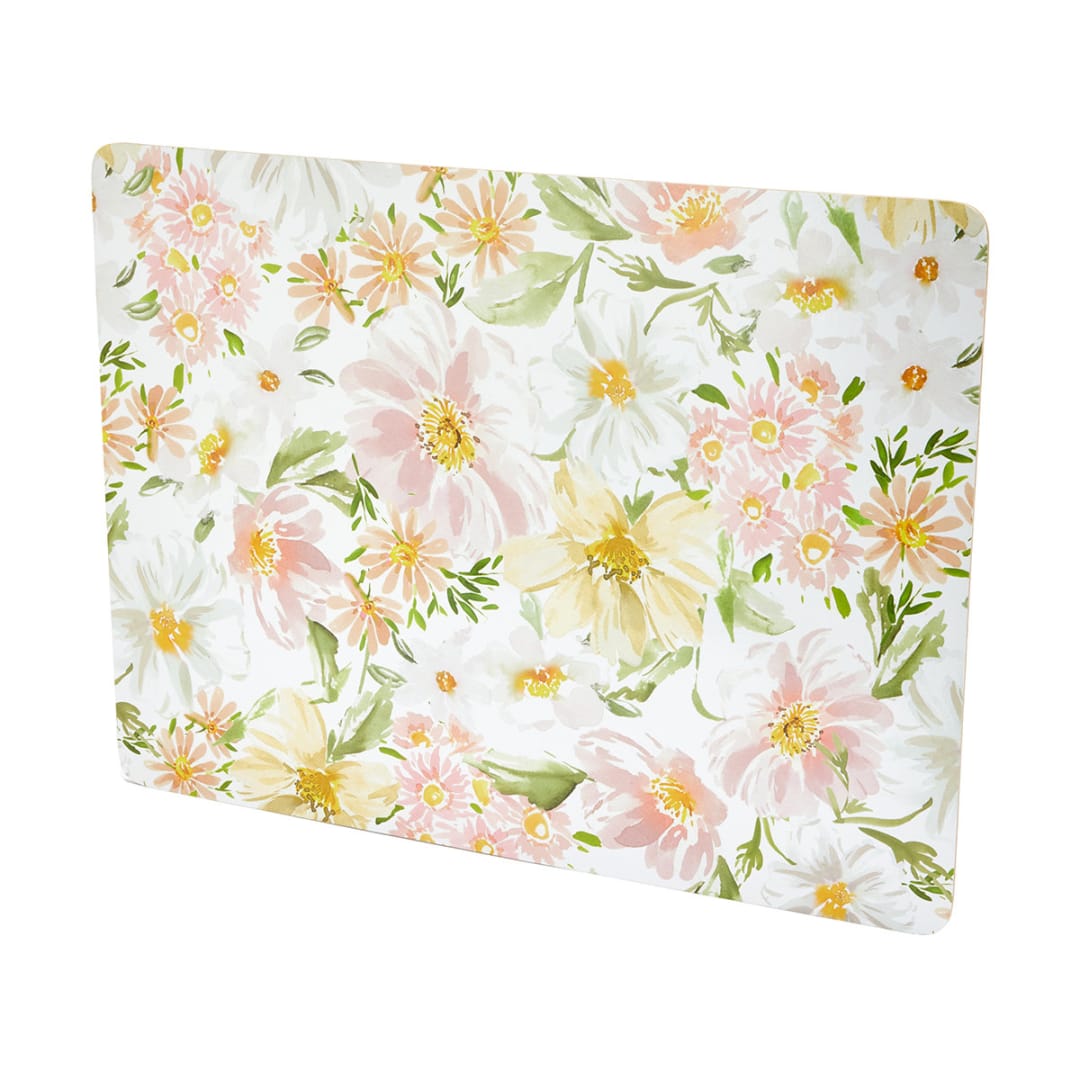 Soft Floral Rectangle Corkback Placemat - Kmart