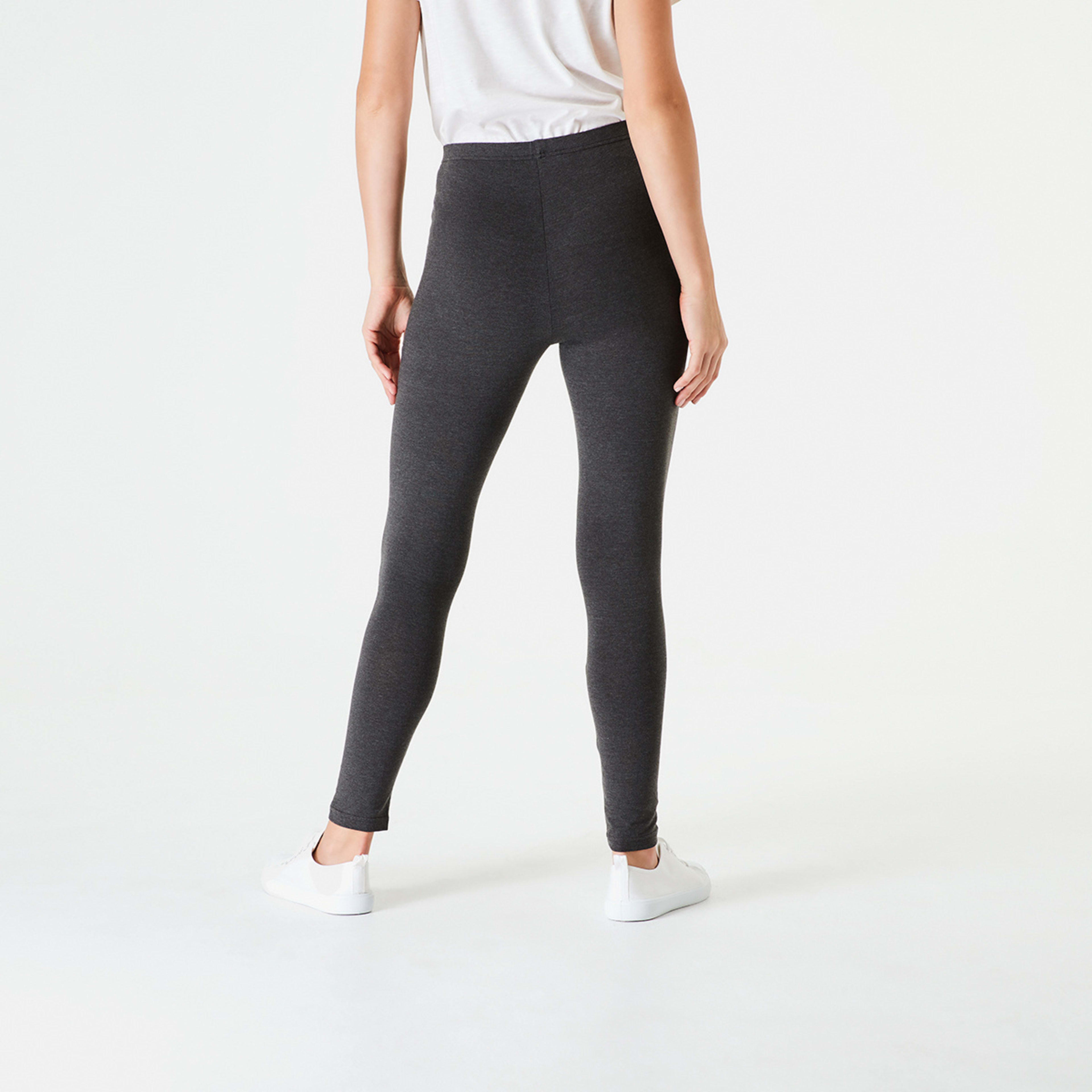 3 Full Length Leggings Blk Marle, 3 of 4