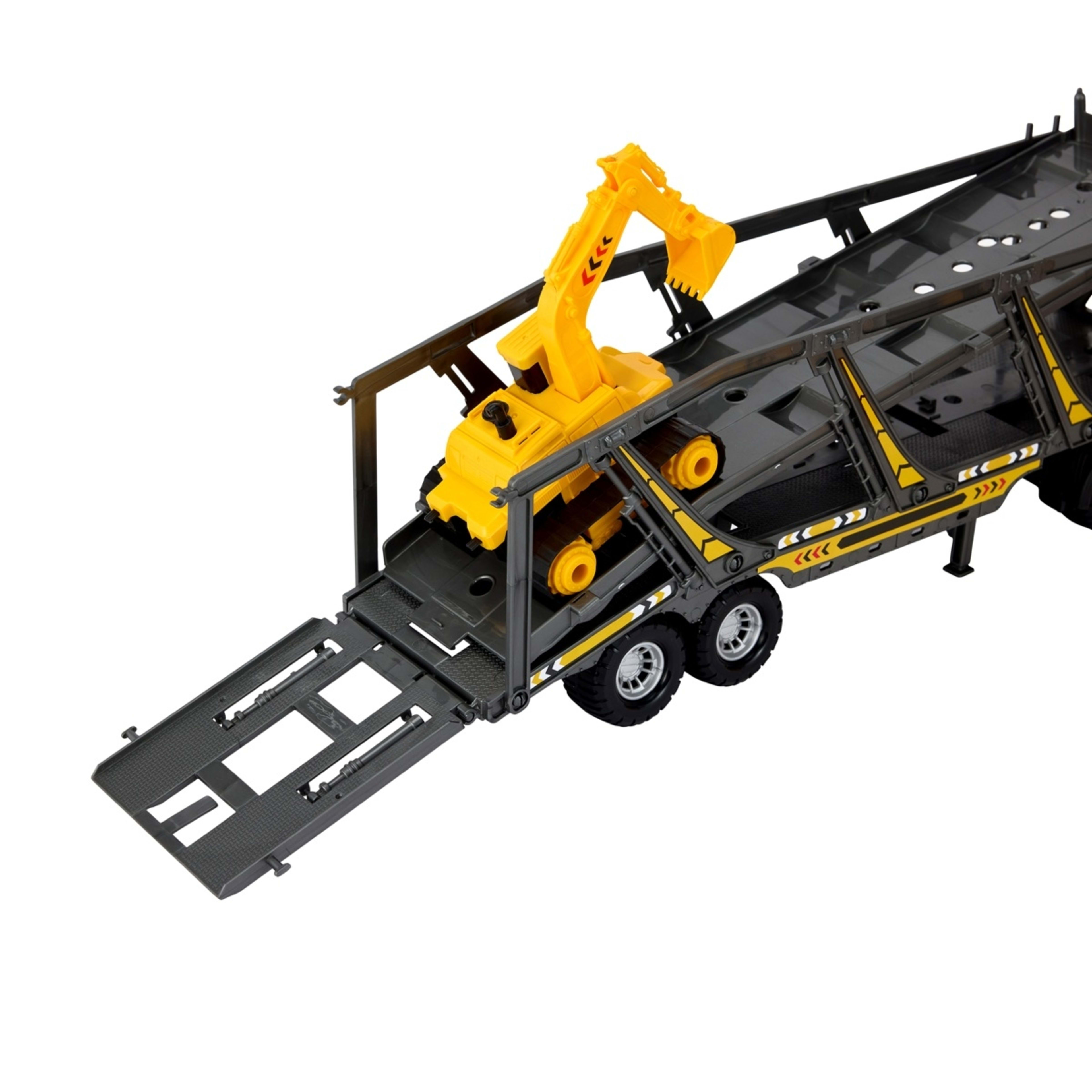 6 Lights and Sounds Construction Hauler Playset, 6 of 9