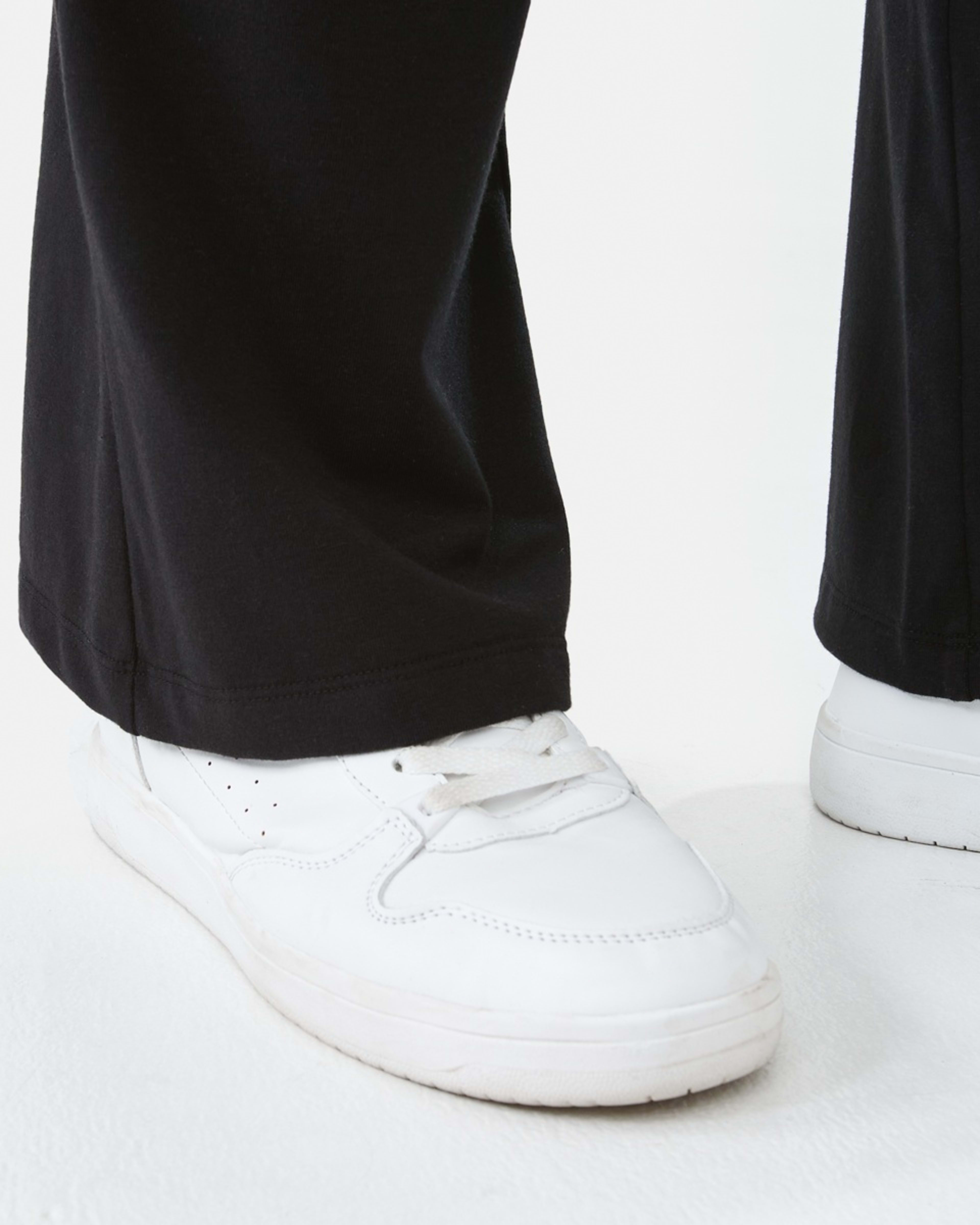 4 Fold Down Flare Pants BLACK, 4 of 4