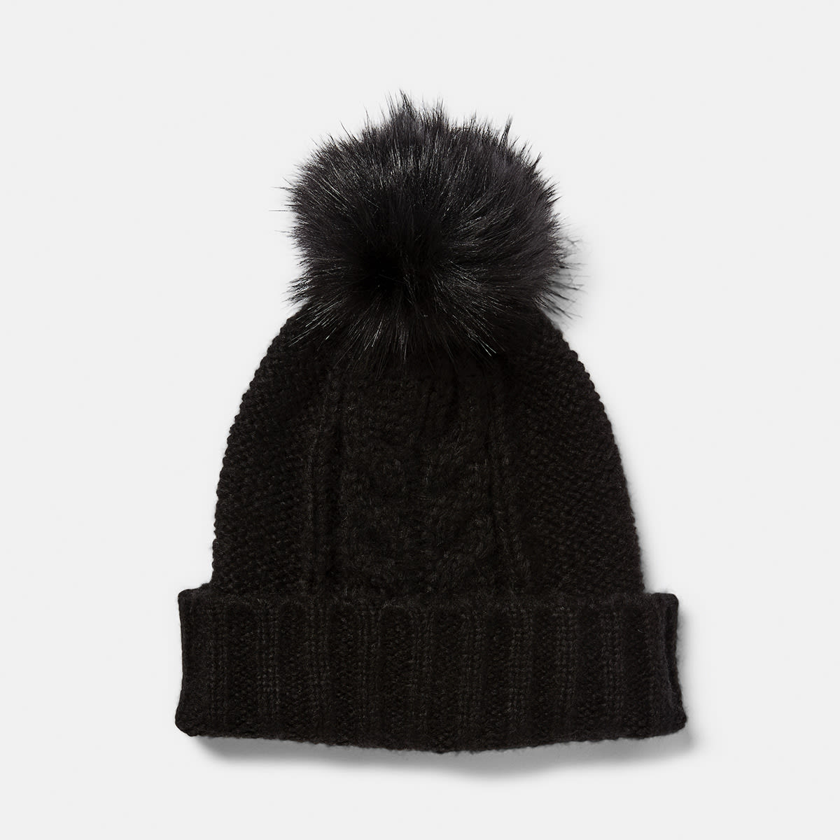 Cable Pom Pom Beanie - Kmart