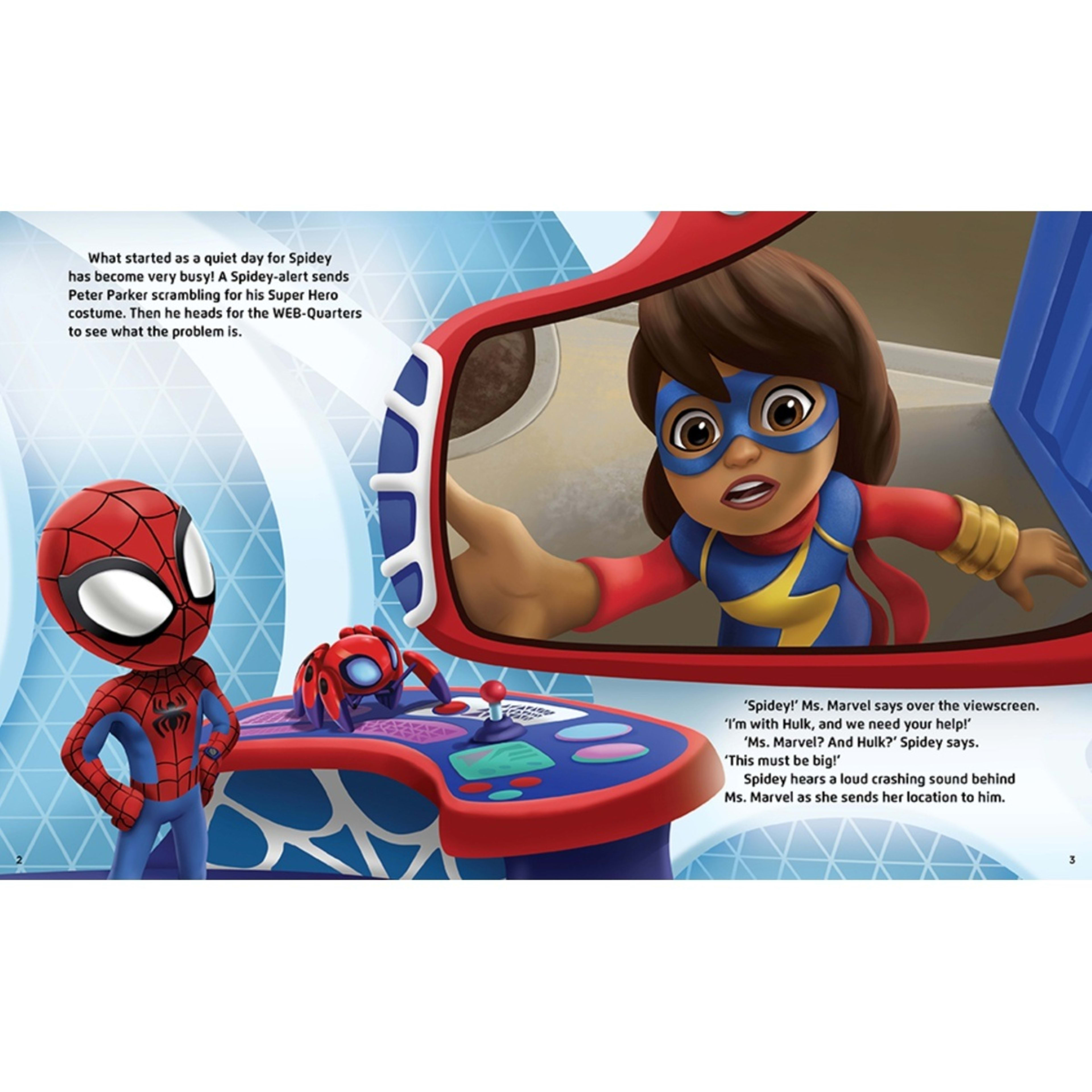 2 Disney Junior Marvel Spidey and his Amazing Friends Collect Me Books: Construction Destruction - Book, 2 of 4