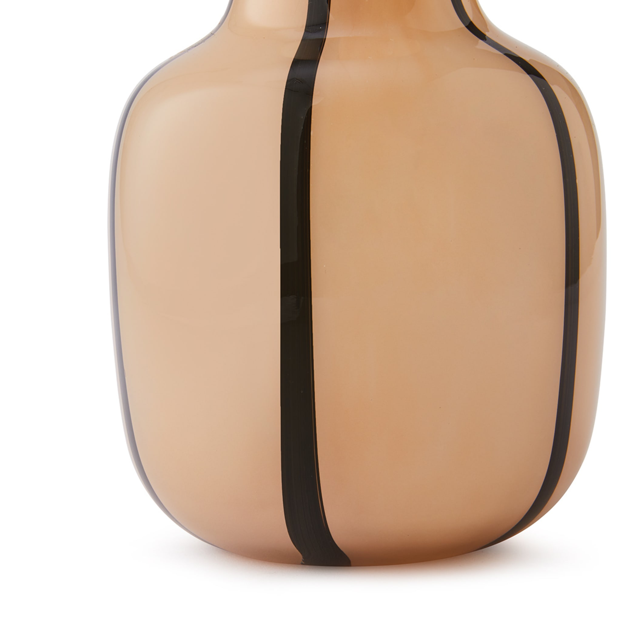 Glass Stripe Vase Kmart