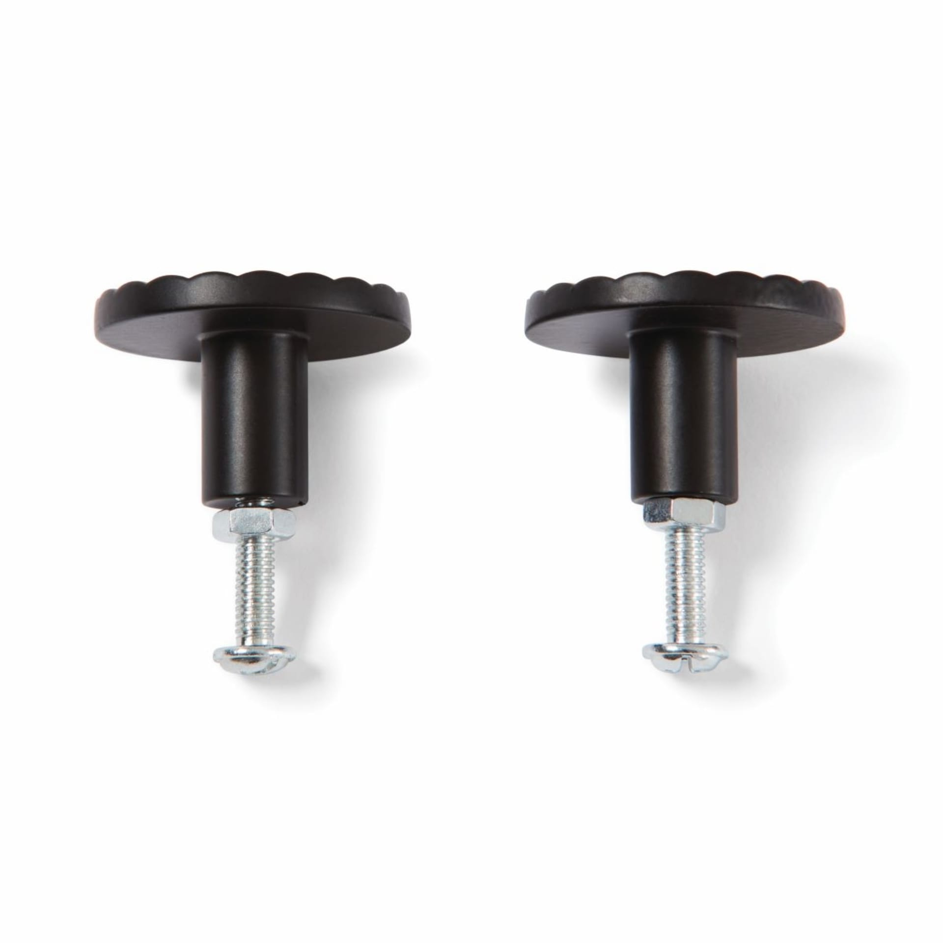 2 Pack Embossed Handles Black Kmart