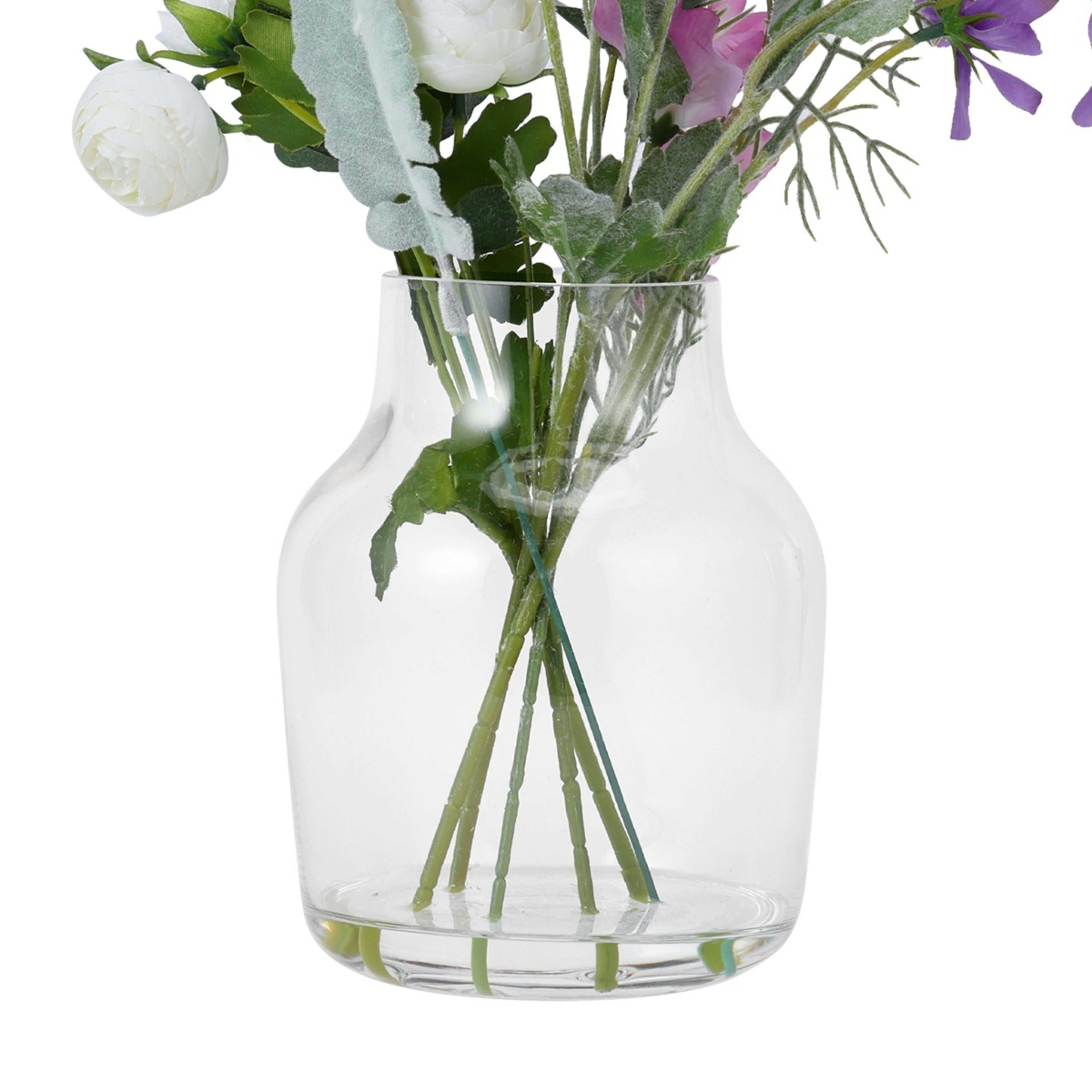Artificial Mixed Flowers in Vase Kmart