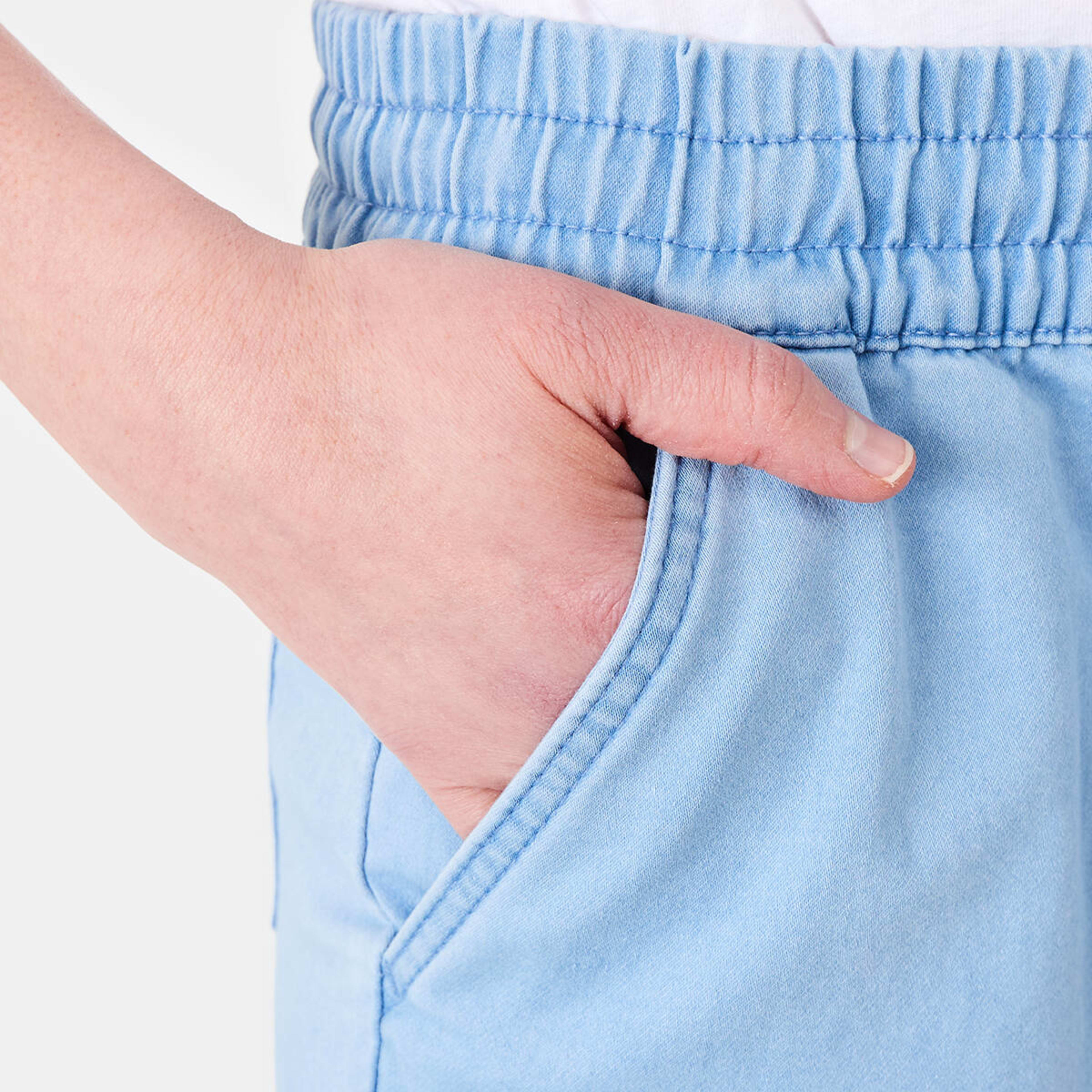 5 Jogger Shorts Light Wash, 5 of 6