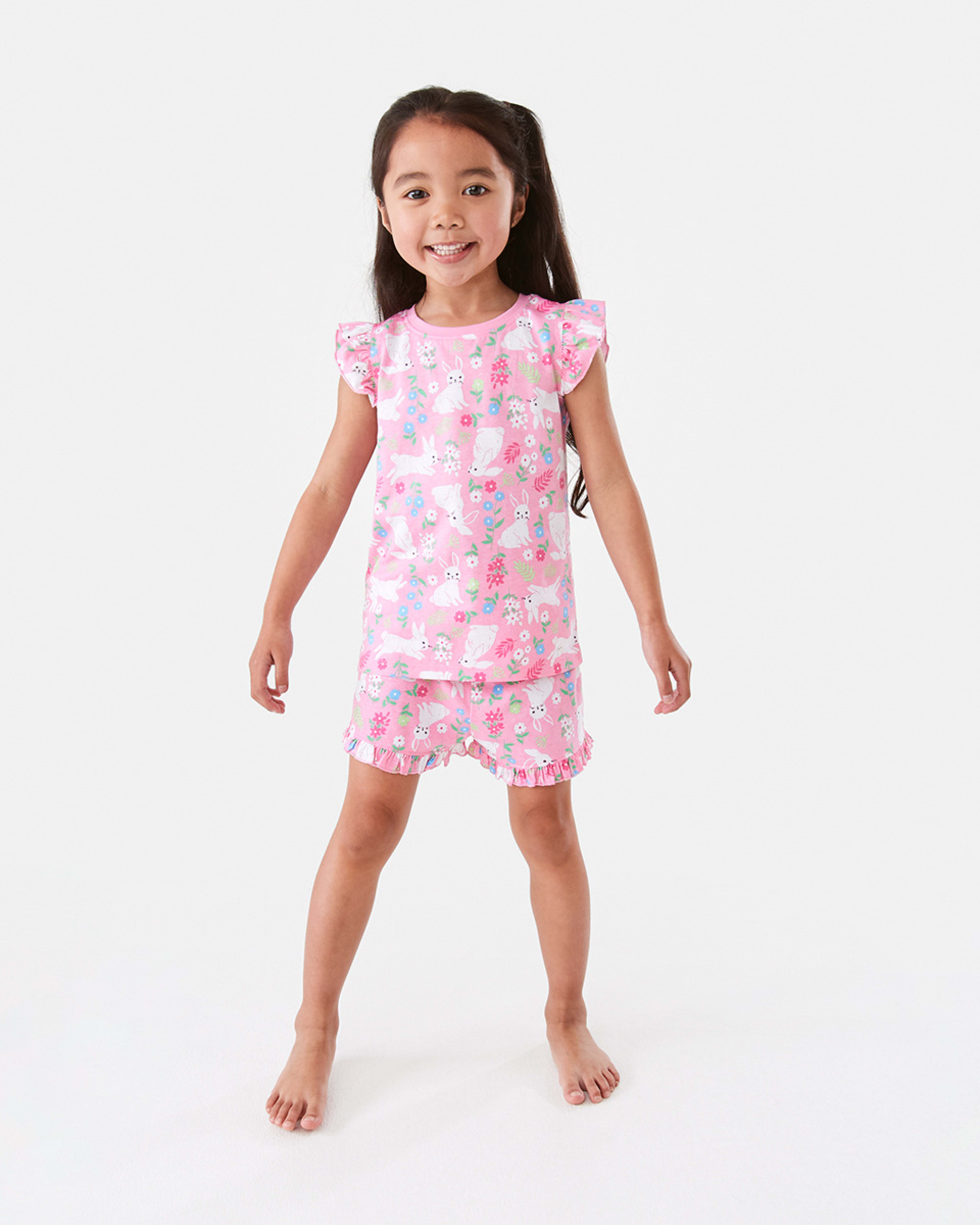 5 Short Sleeve Jersey Knit Pyjama Set Pnkbnygard, 5 of 10
