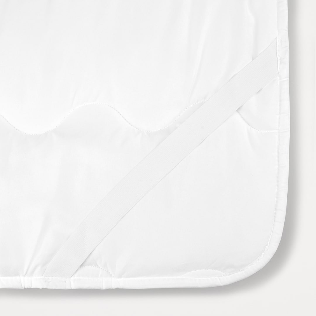 Strapped Airflow Mattress Topper Double Bed, White Kmart