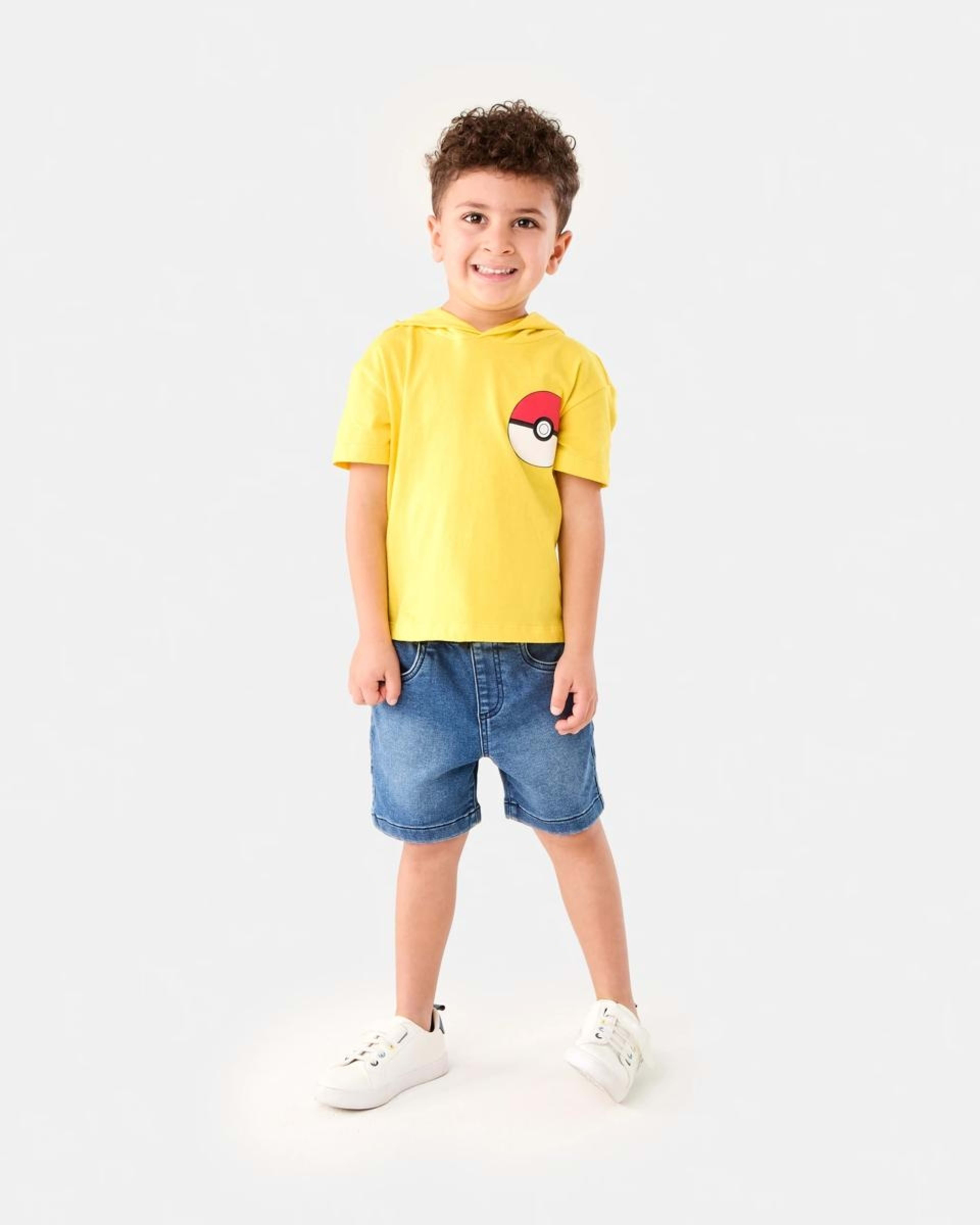 7 Pokemon License Character Hooded T-shirt PIKACHU, 7 of 9