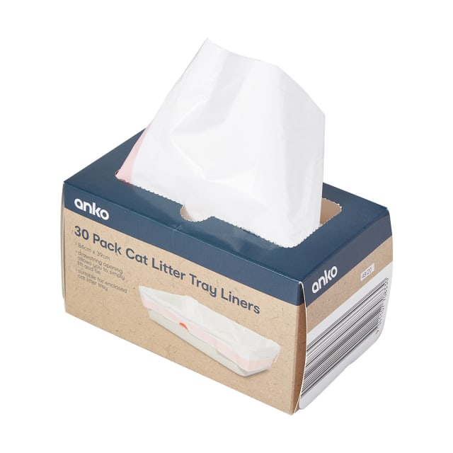 Cat Litter Tray Liners 30 Pack Kmart