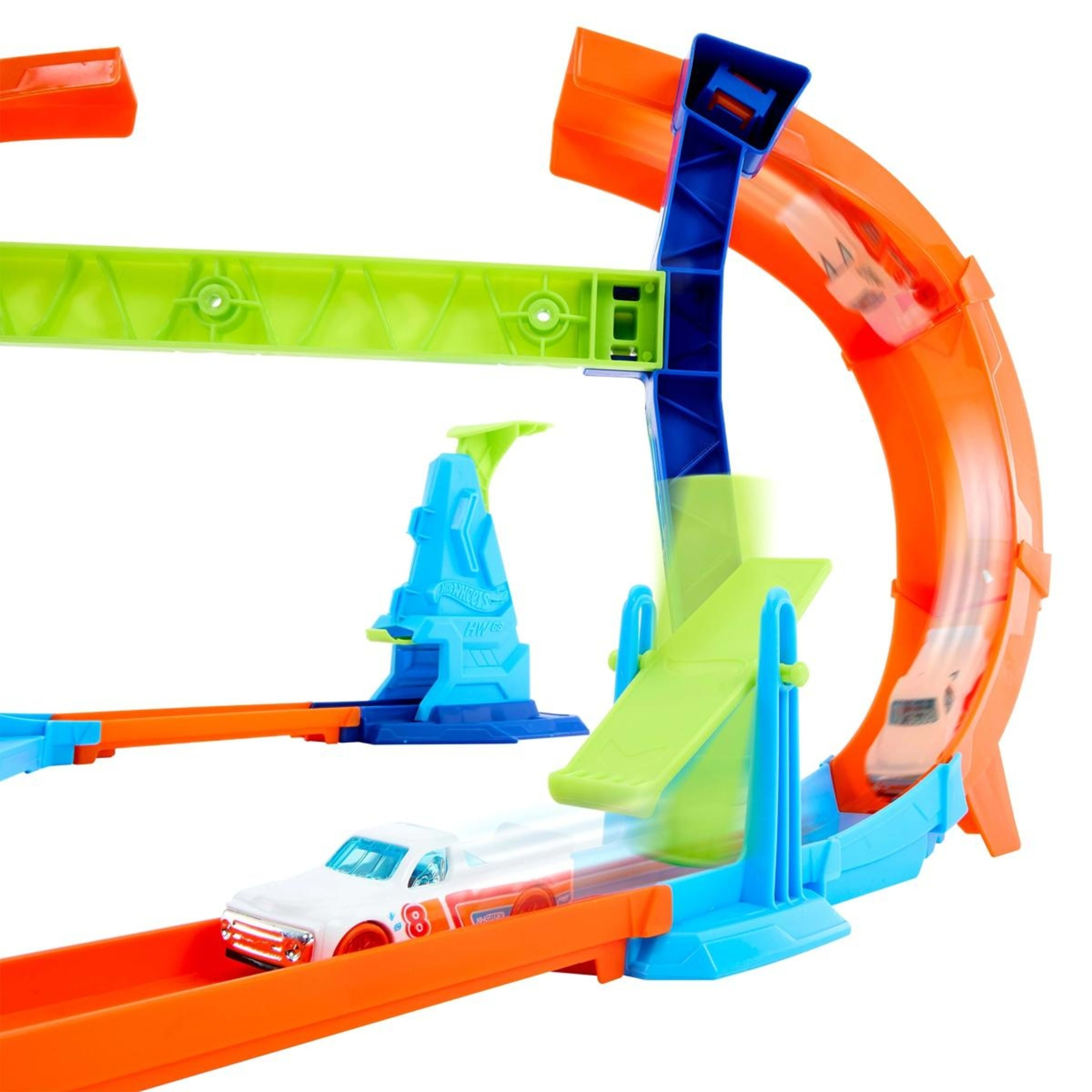 7 Hot Wheels Stunt Tracks Playset - Assorted, 7 of 7
