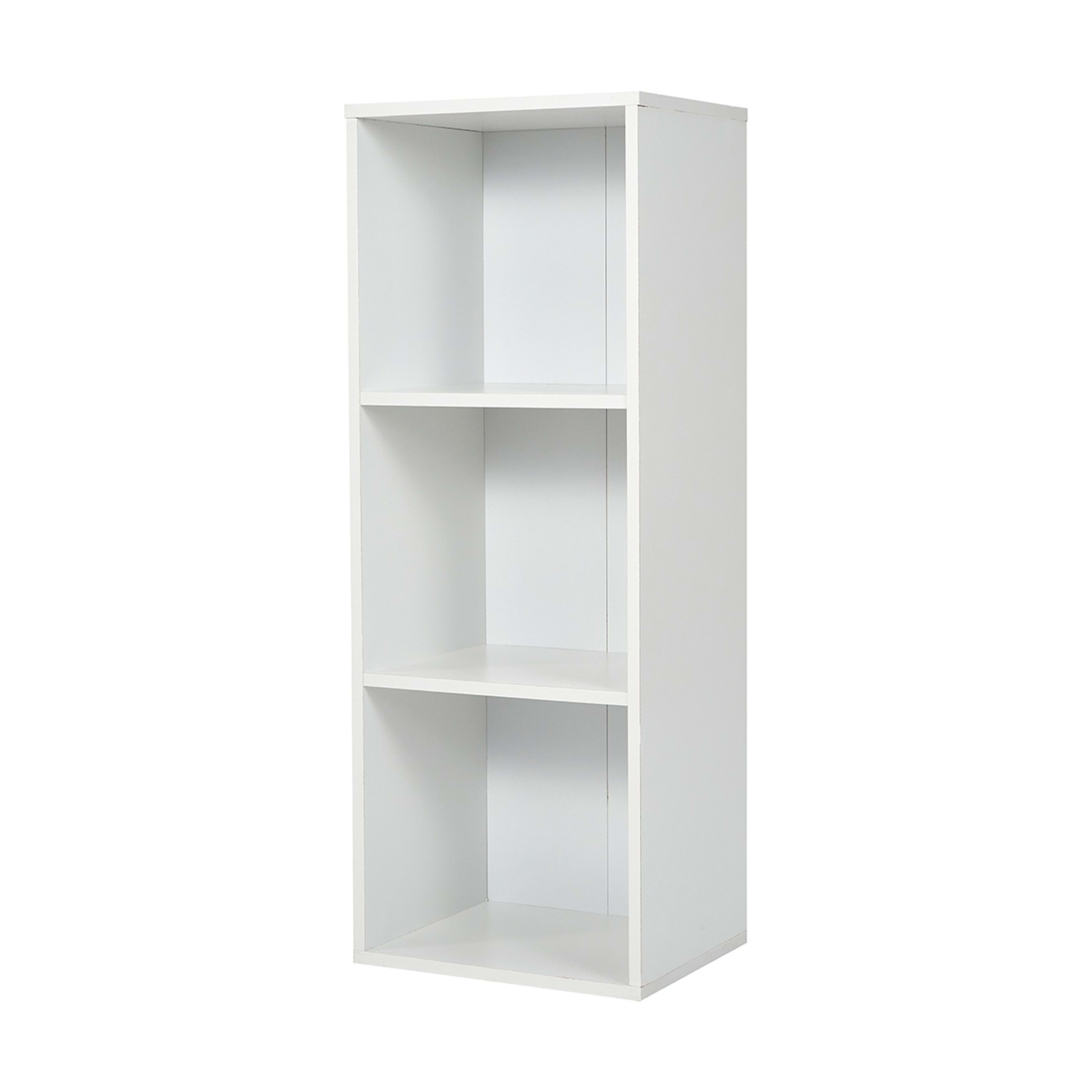 1 3 Tier Bookshelf White
