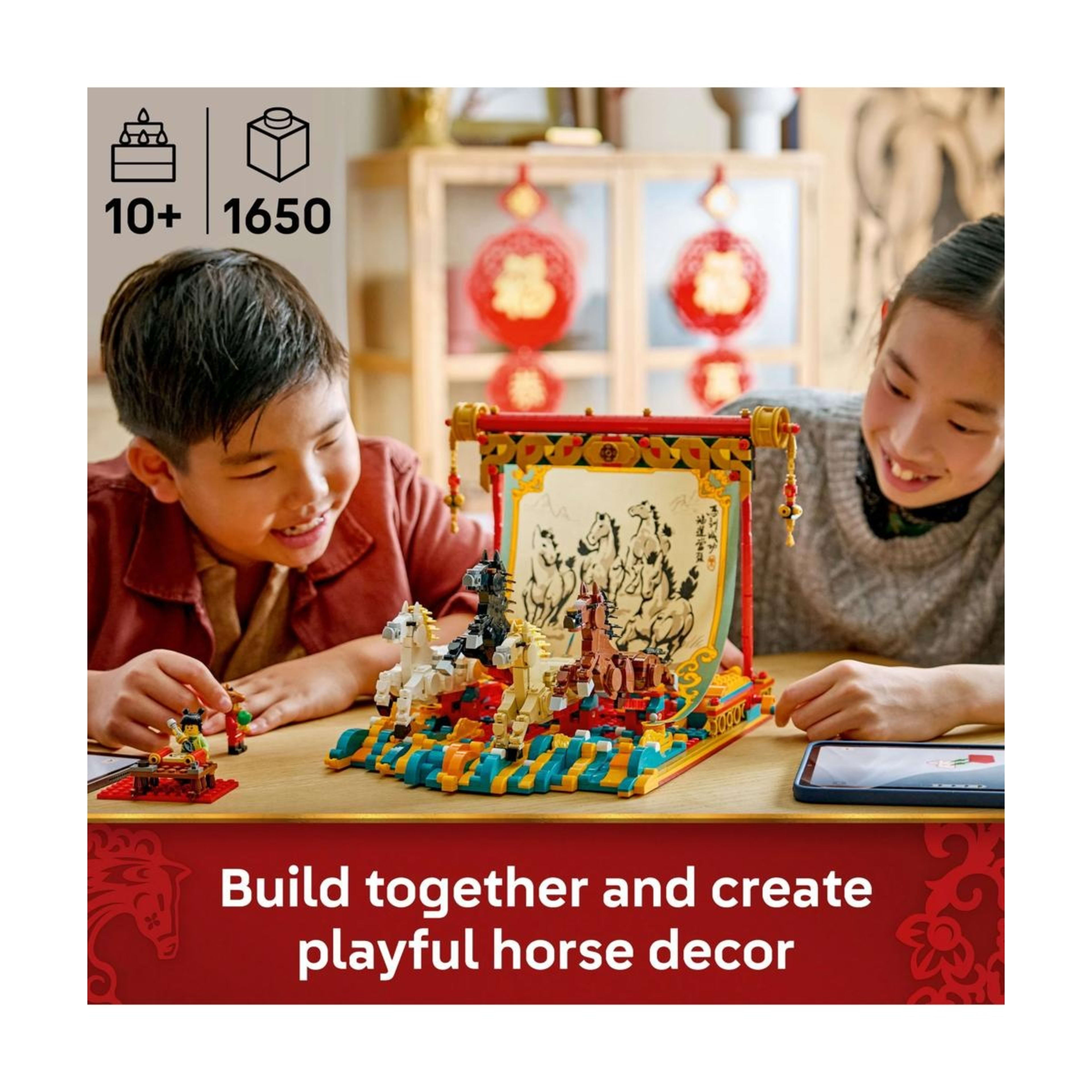 3 LEGO Chinese Festivals Galloping Horses Canvas 80119, 3 of 10