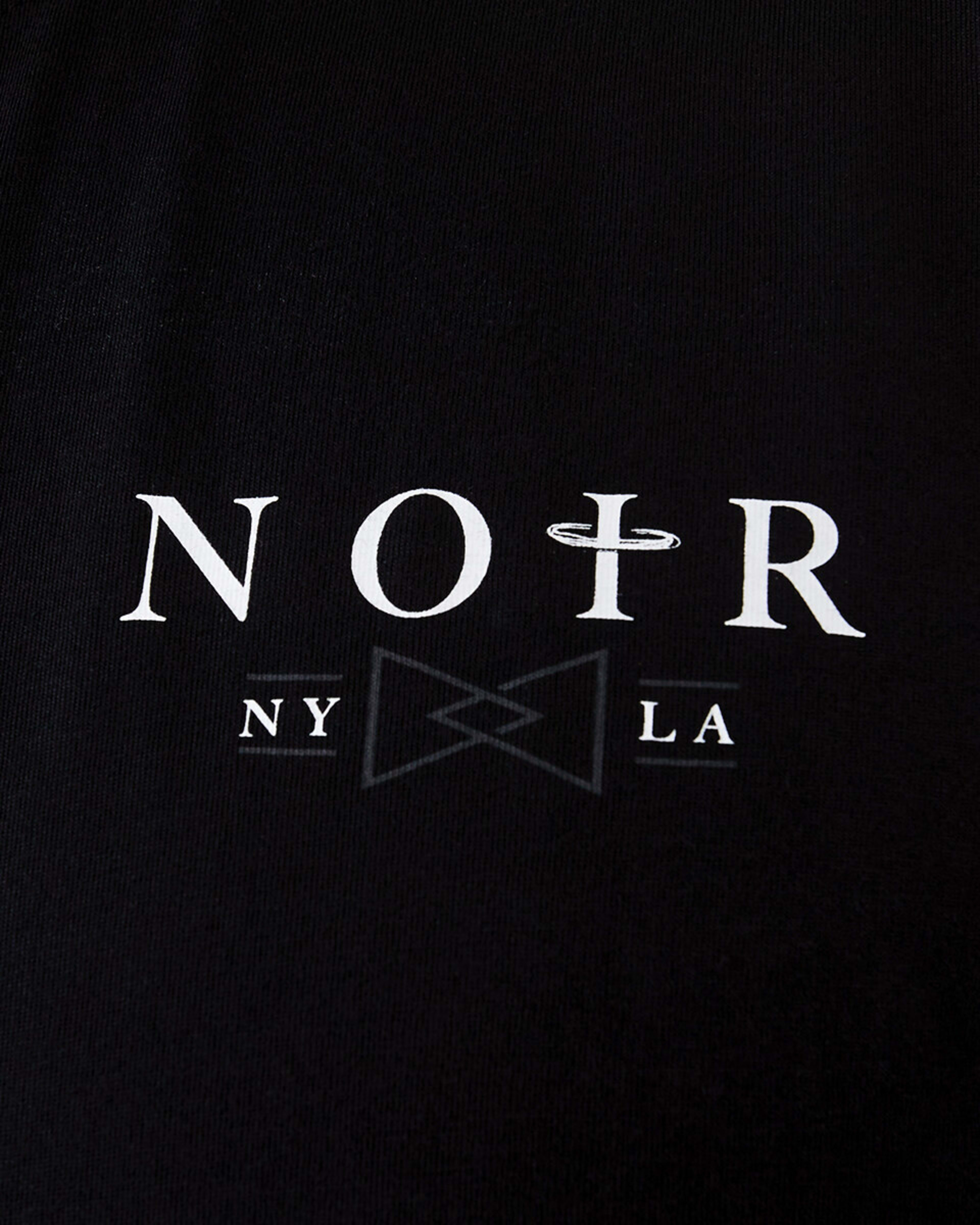 5 Men's Larger Size Front and Back Print T-shirt Blk Noir, 5 of 6