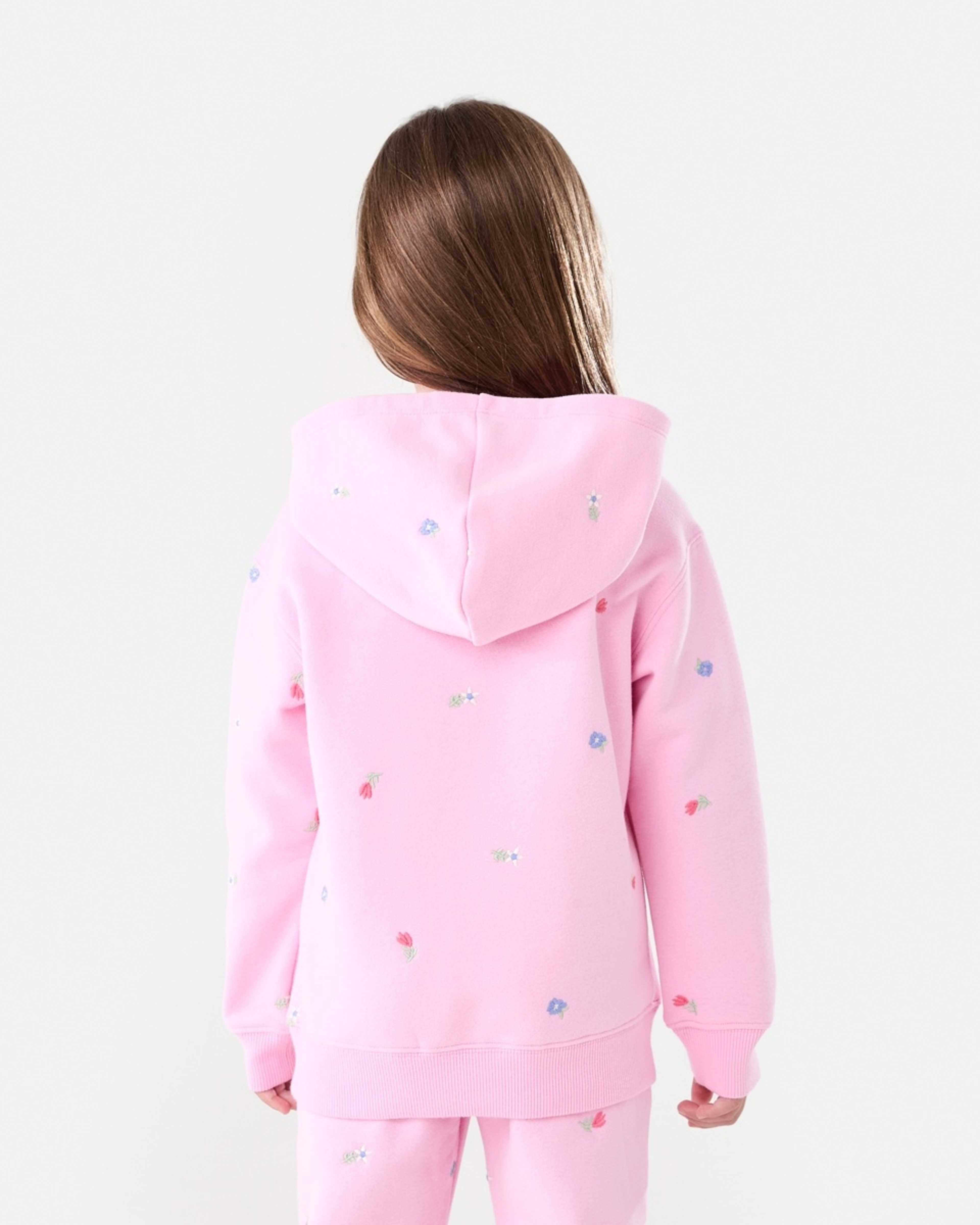 2 Embroidery Hoodie Blossom Threads Prismatic Pink, 2 of 9