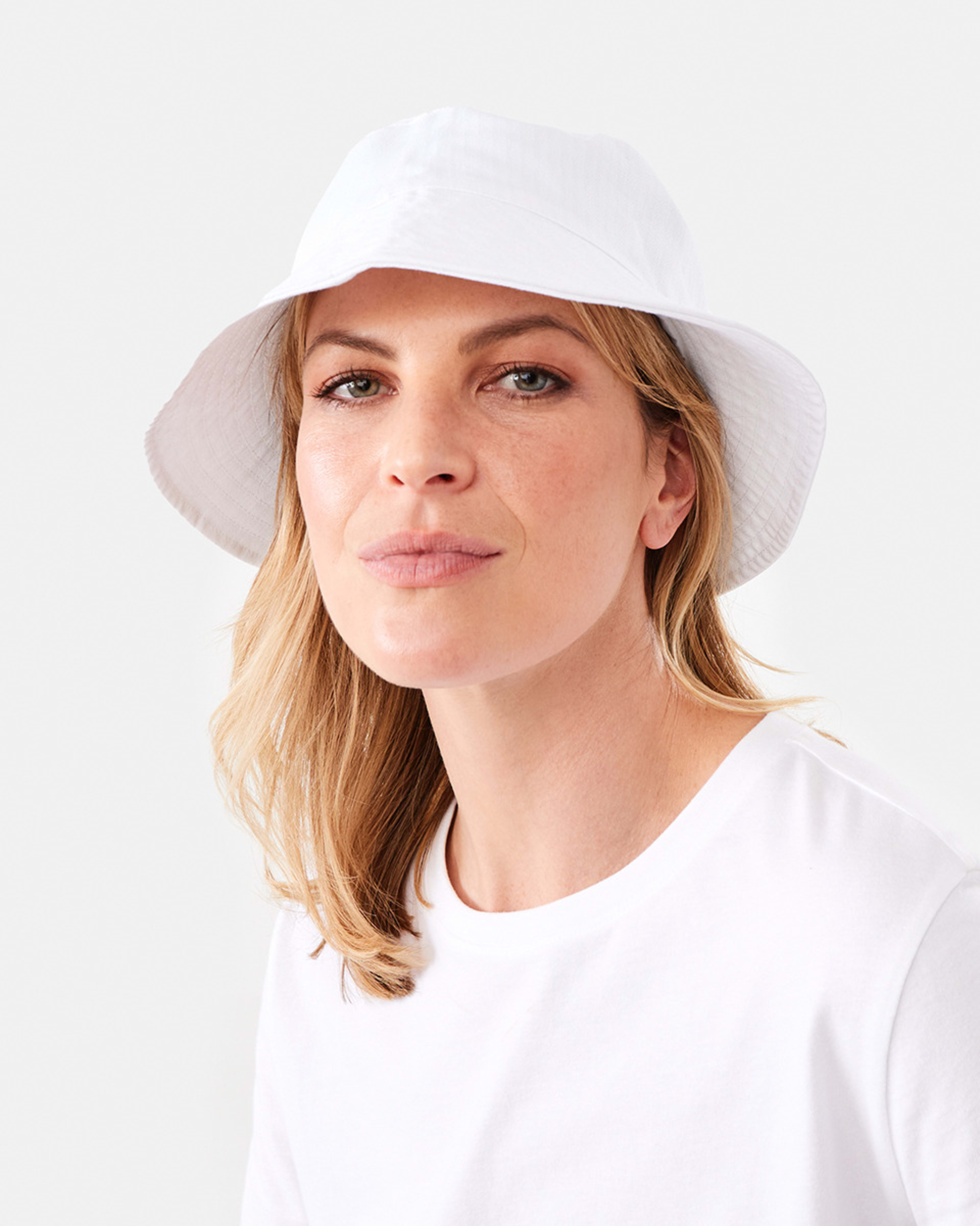 3 Cotton Twill Bucket Hat White, 3 of 3