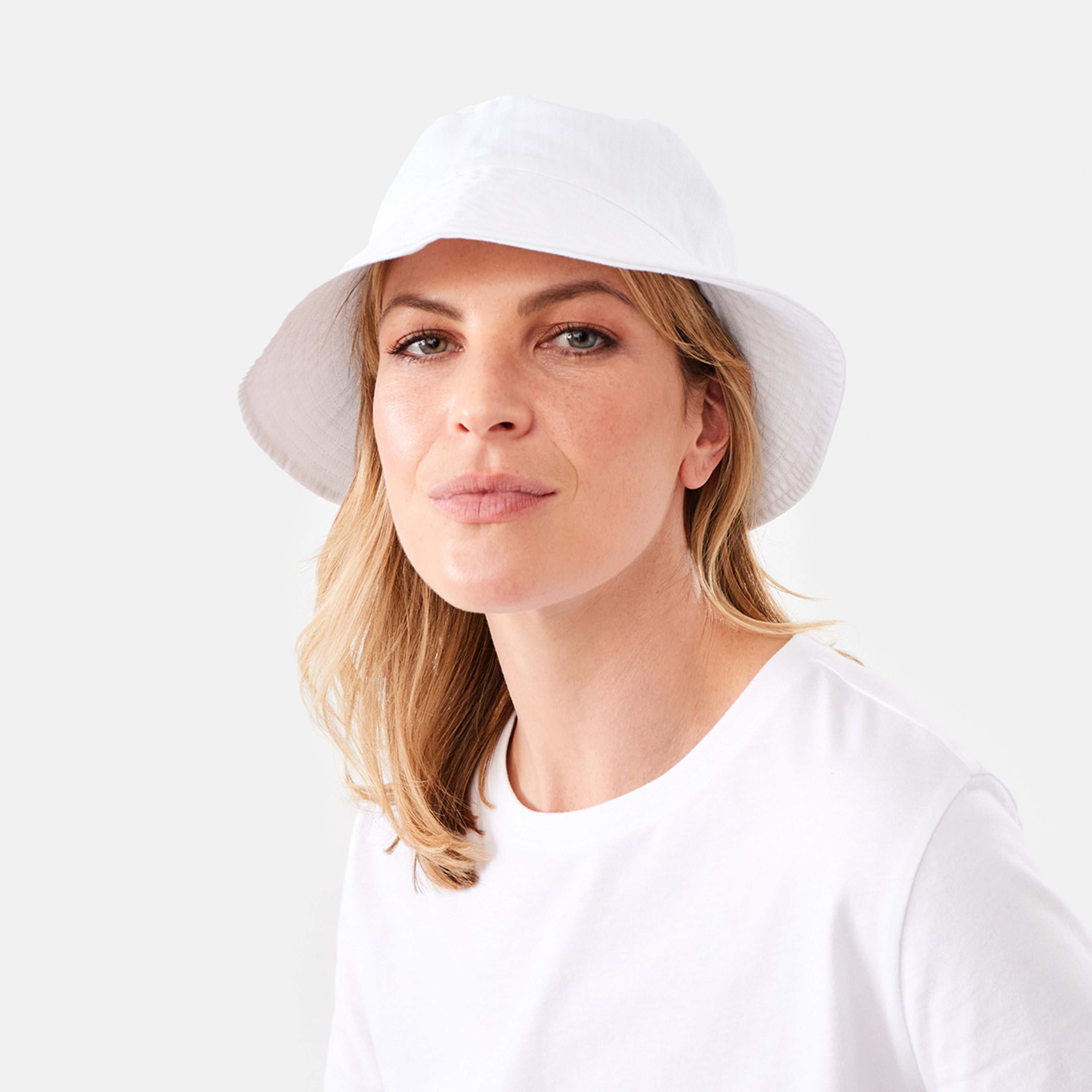 3 Cotton Twill Bucket Hat White, 3 of 3