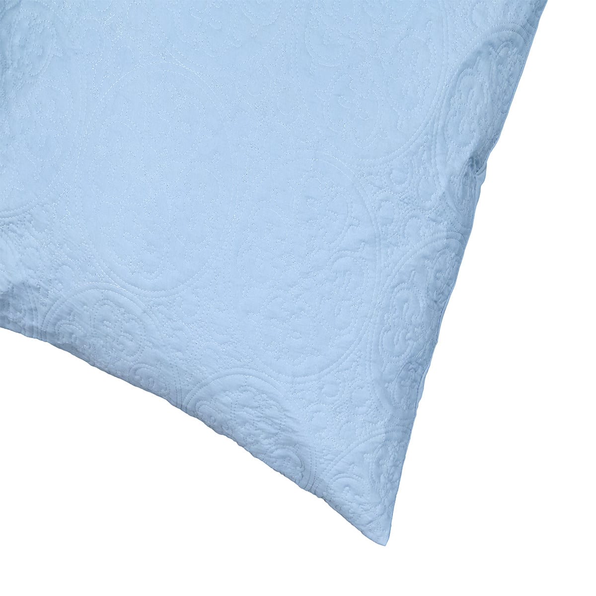 Aria European Pillowcase Blue Kmart