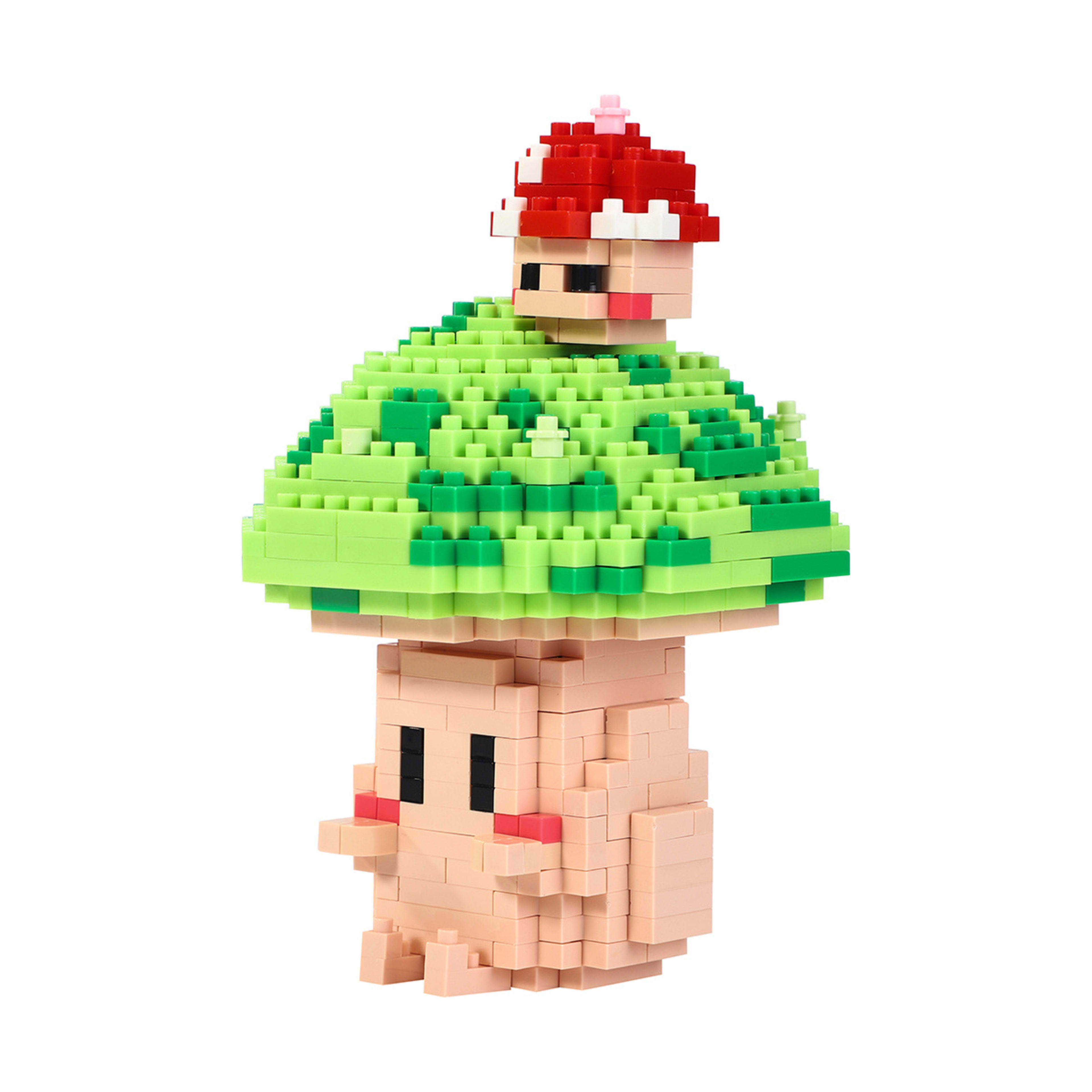 6 Mini Blocks Plant Series Mushroom Friends Playset - Assorted, 6 of 9