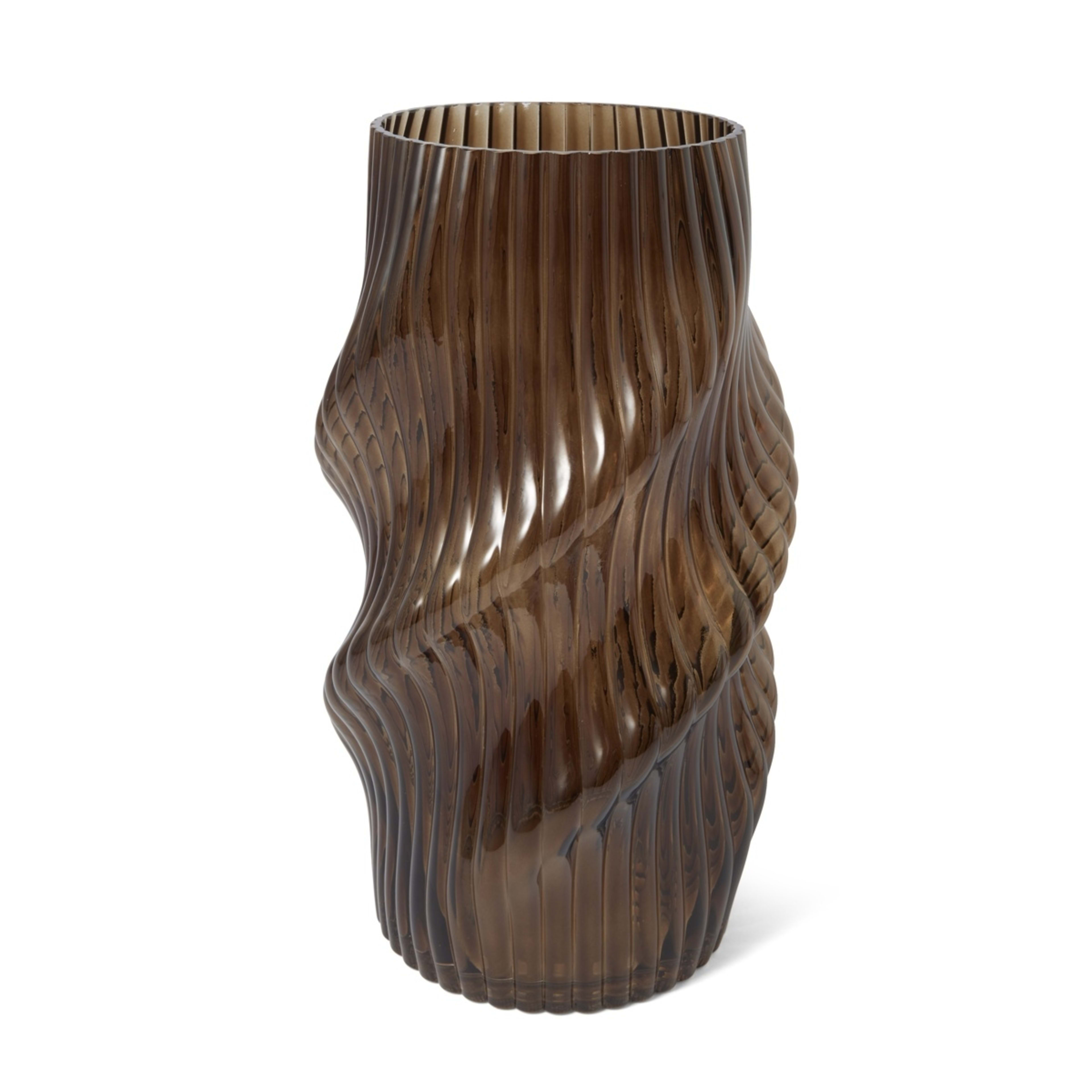 3 Linear Twist Glass Vase, 3 of 6