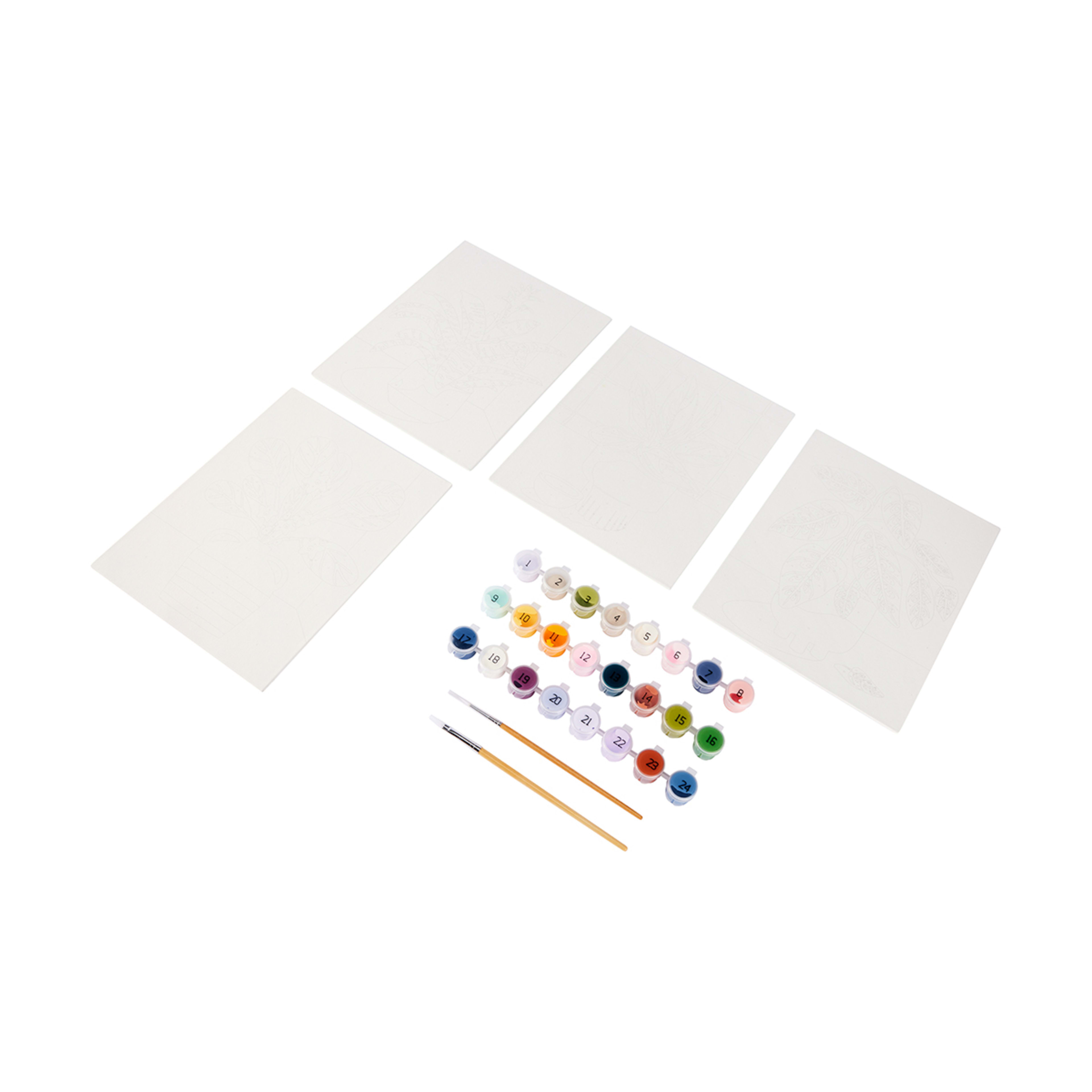 Paint by Numbers Canvas Board Kit Kmart