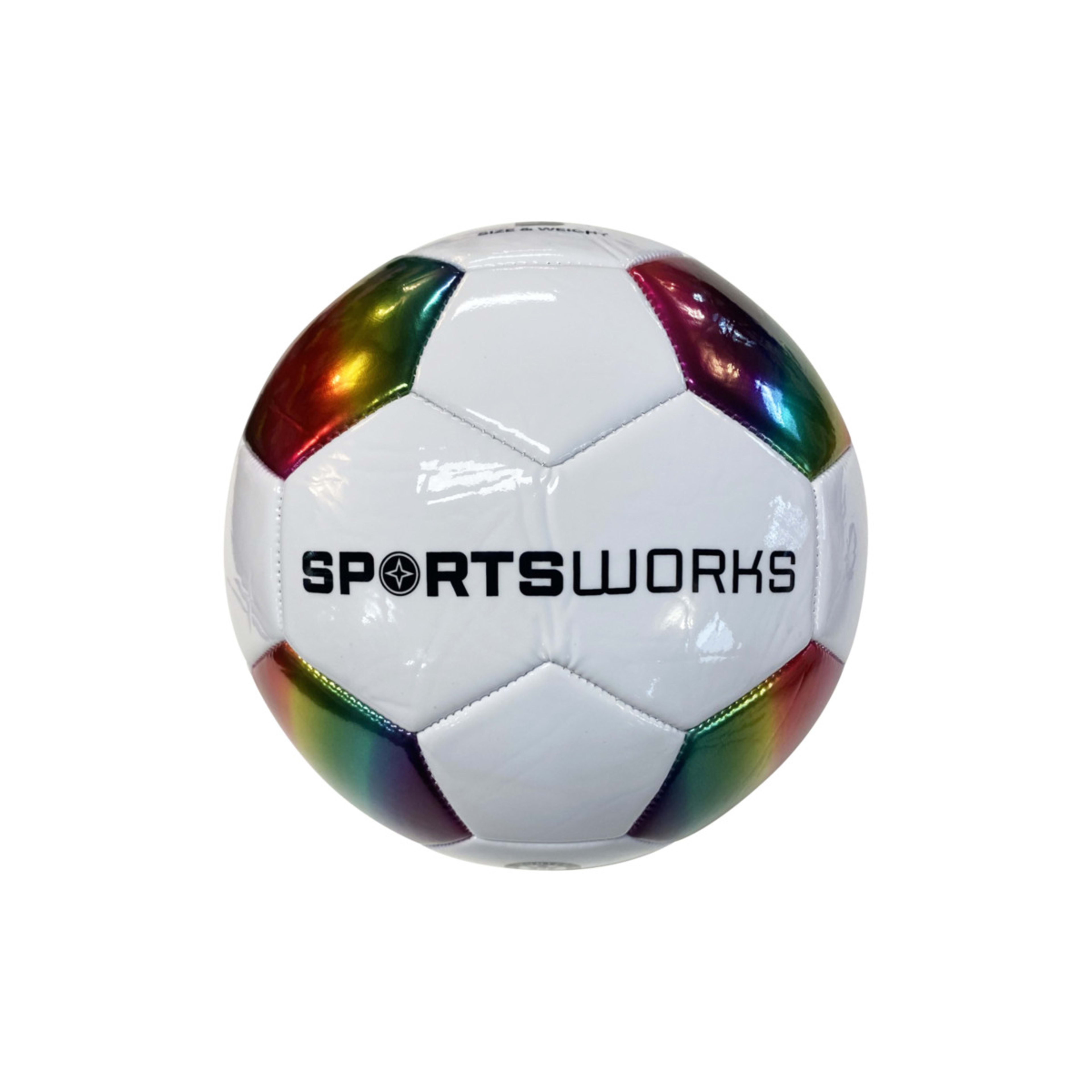 1 Sportsworks Rainbow Soccerball - Size 5