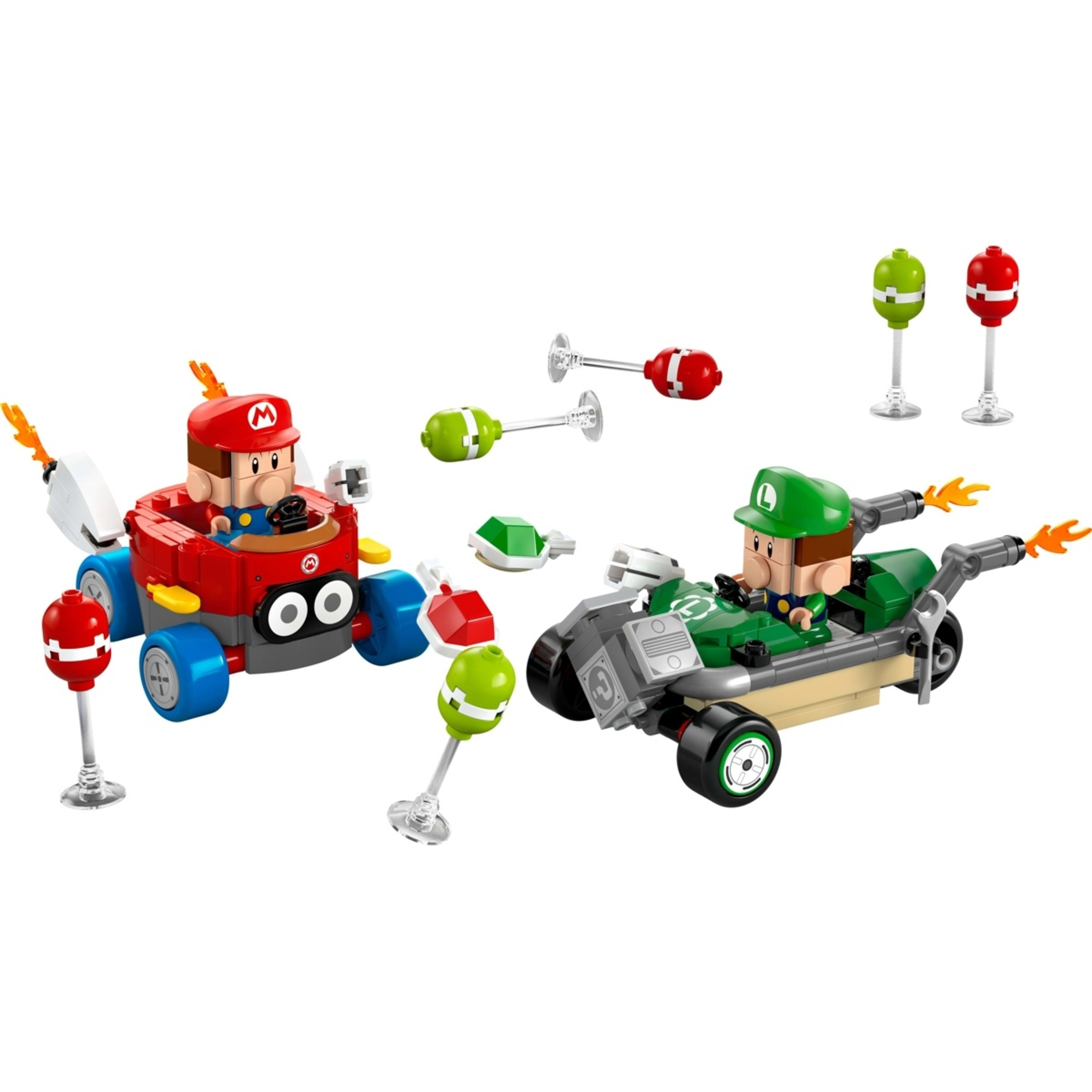 3 LEGO Super Mario: Mario Kart Baby Mario vs. Baby Luigi 72034, 3 of 10