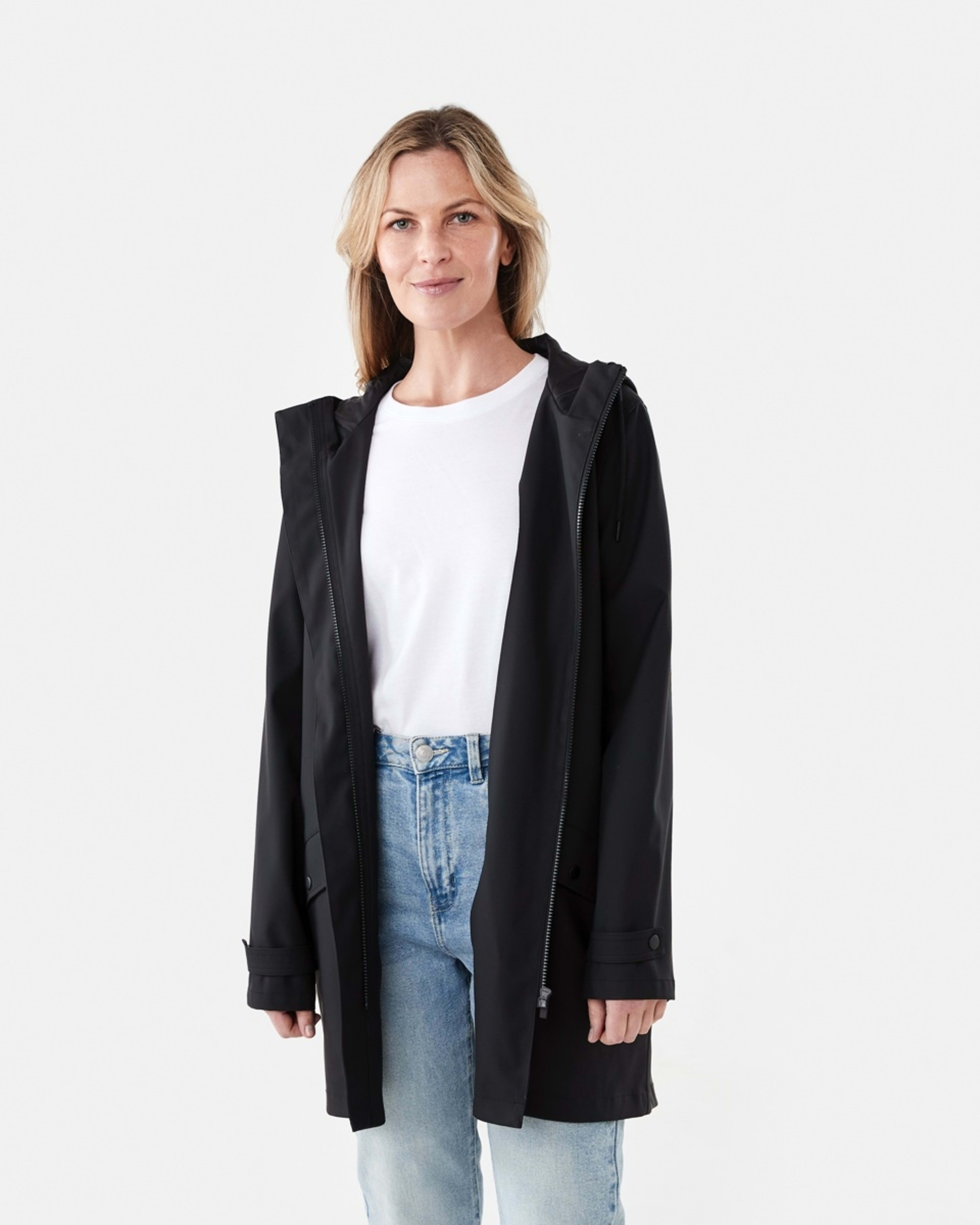 1 Rain Coat Black, 1 of 8