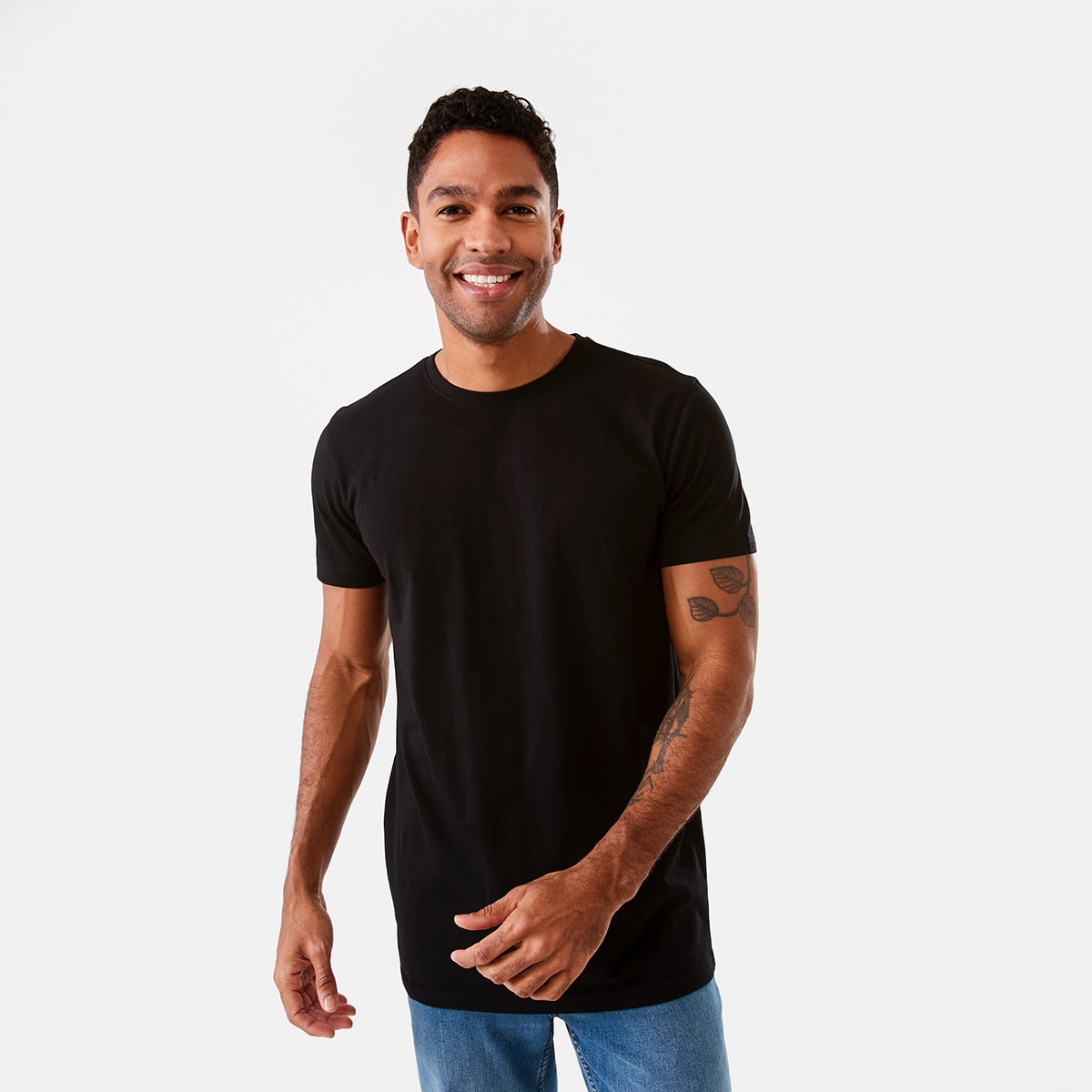 Black t shirt kmart best sale