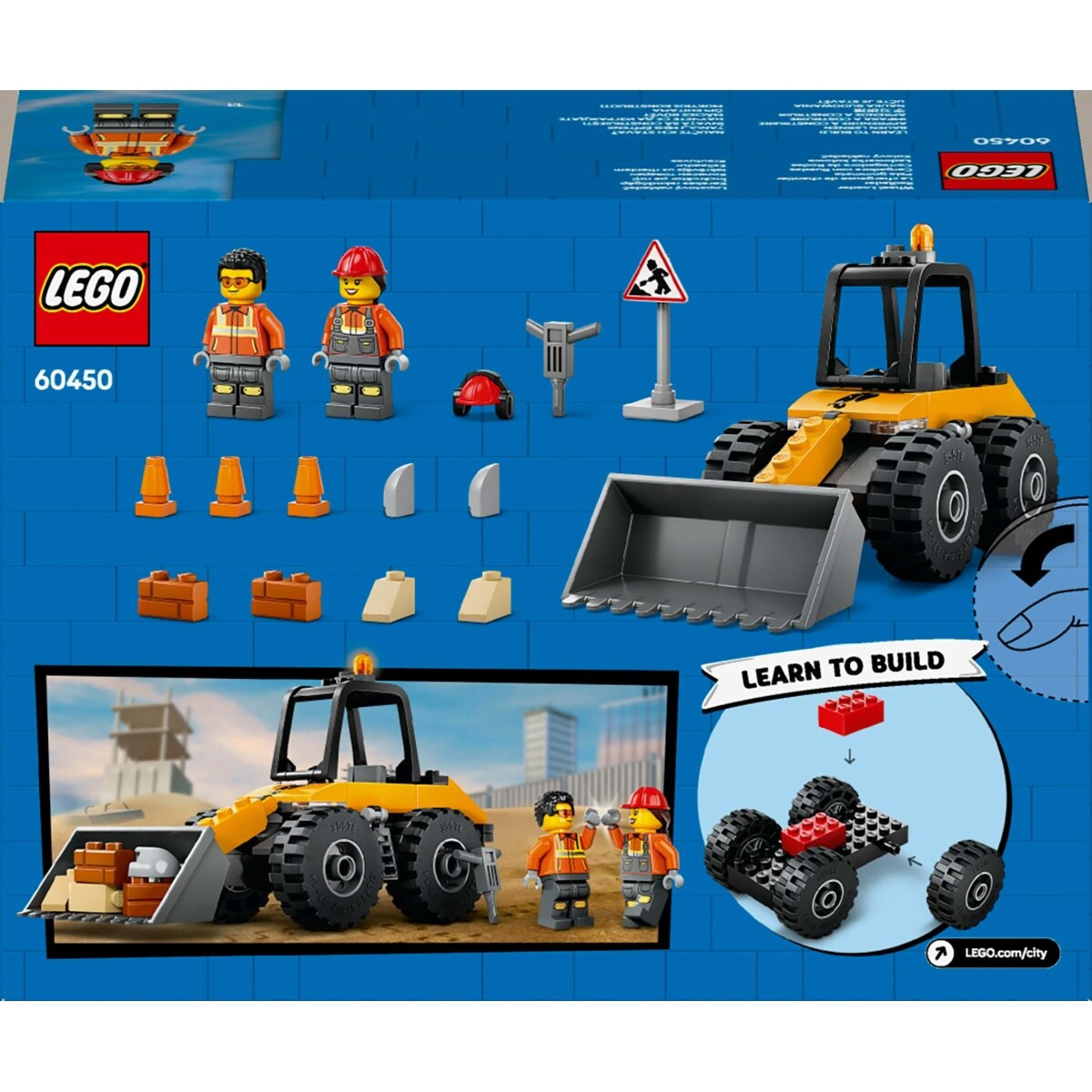 10 LEGO City Yellow Construction Wheel Loader 60450, 10 of 10