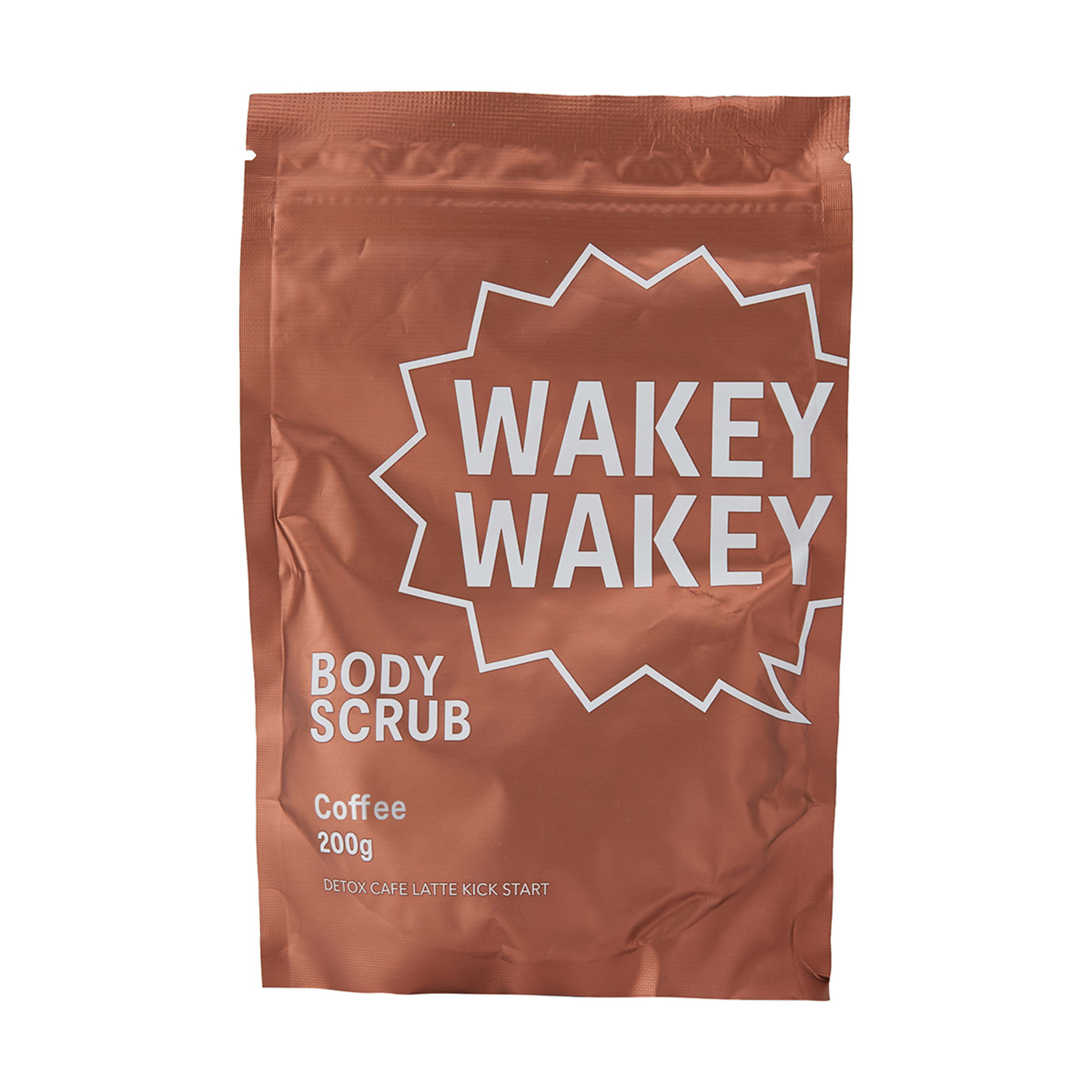 Wakey Wakey Body Scrub 200g Coffee Scent Kmart