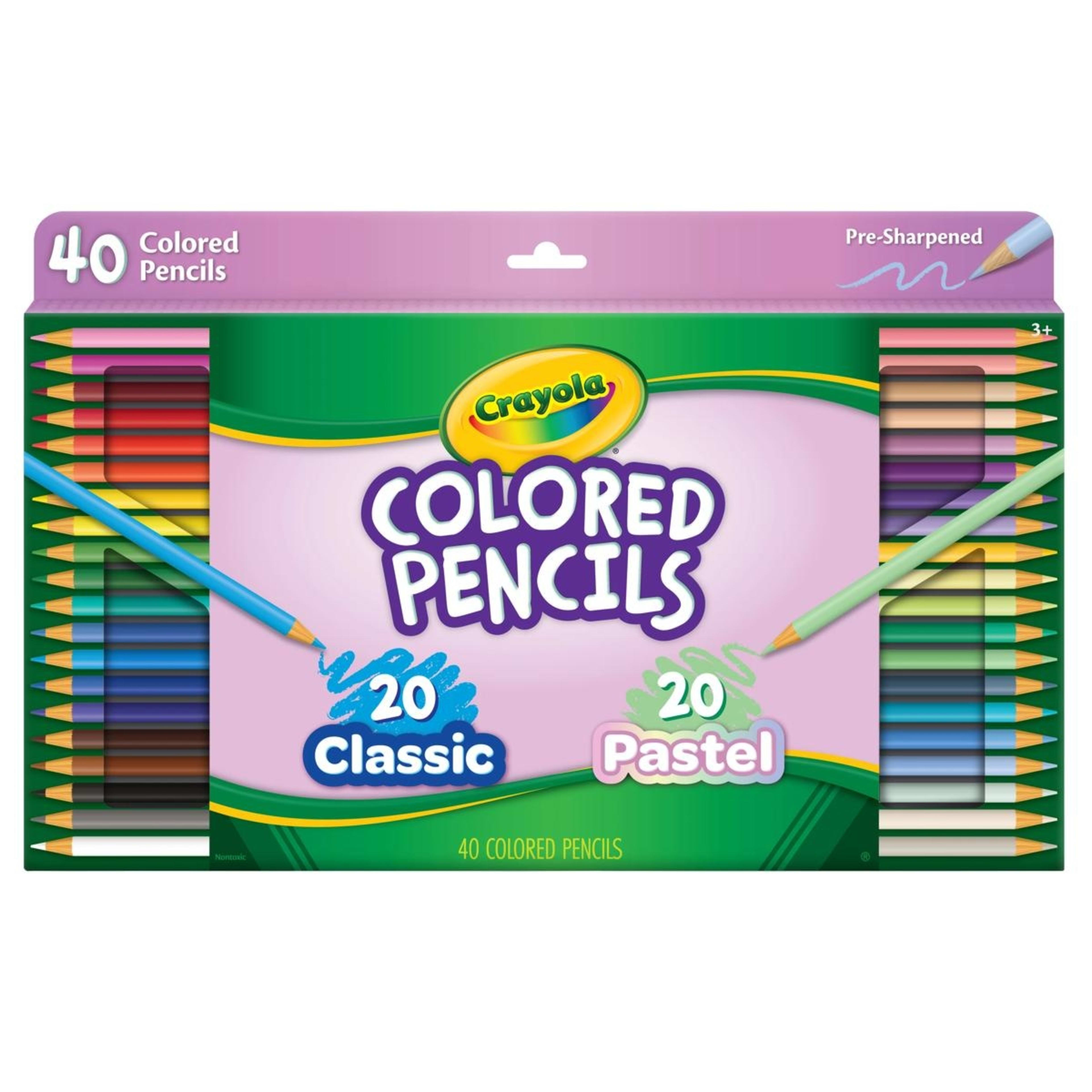 1 40 Pack Crayola Colored Pencils, 1 of 2