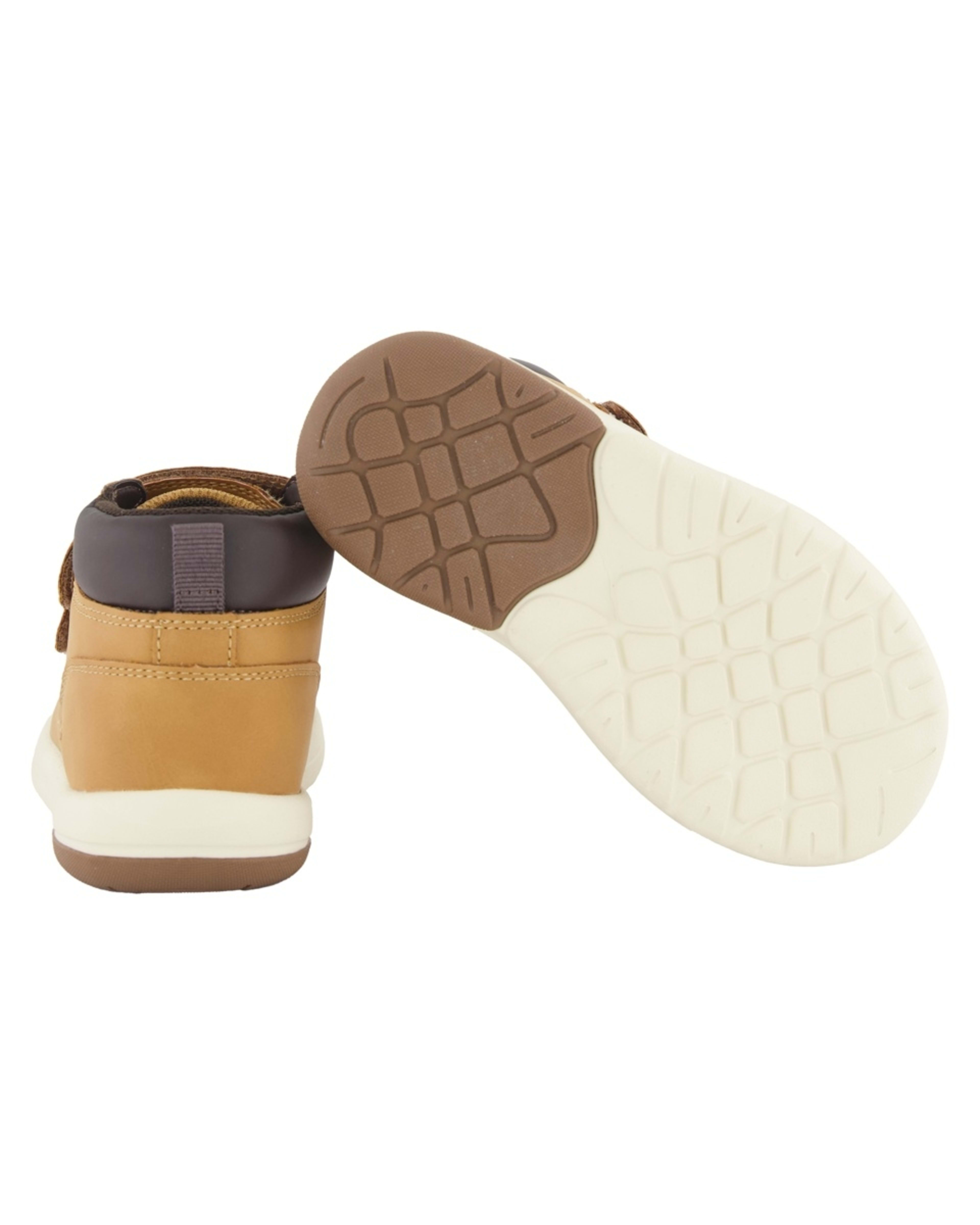 5 Junior Hi Top Casual Sneakers Amber Gold, 5 of 5