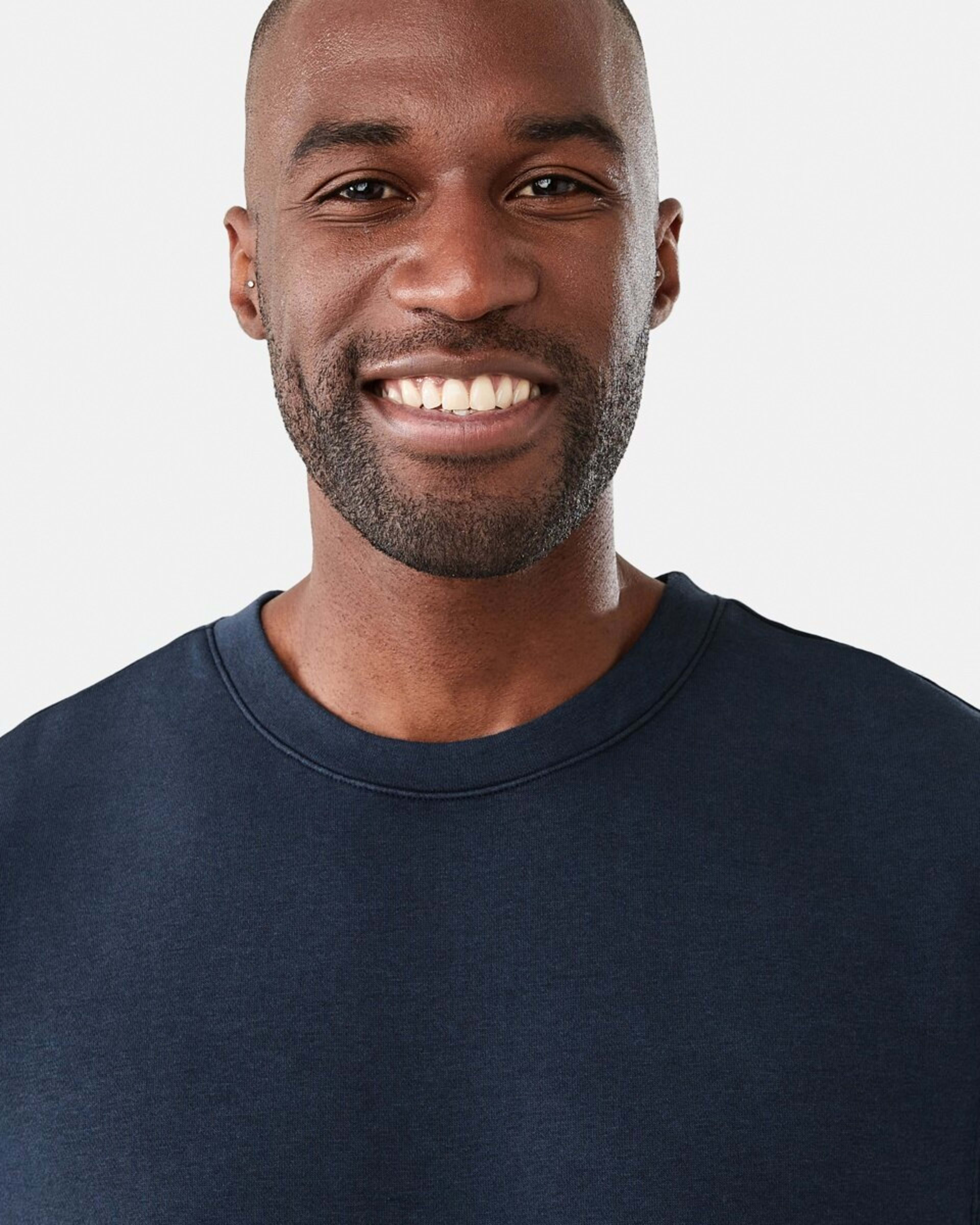 4 Active Mens Washed Terry Muscle Shade Navy, 4 of 6