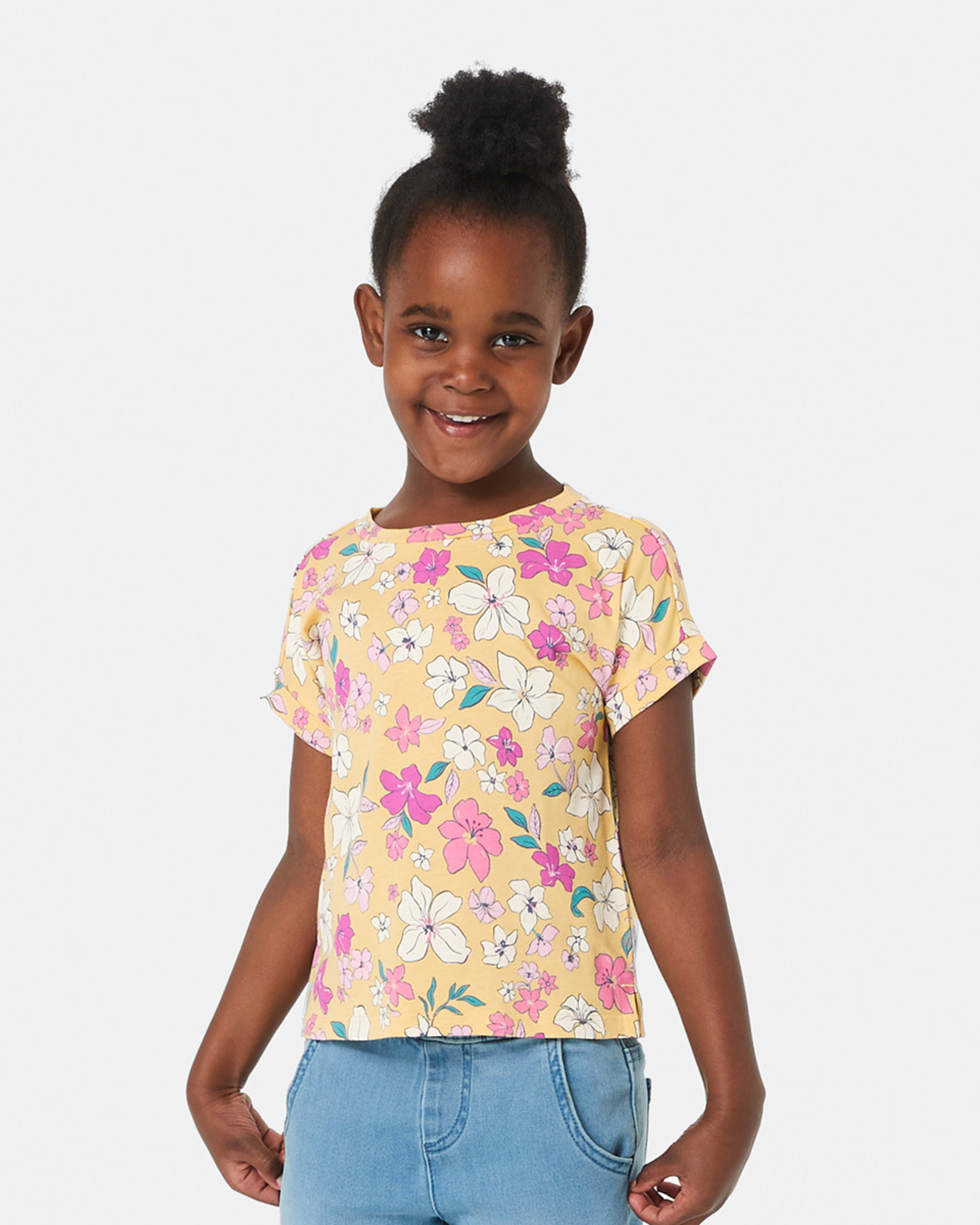 1 Short Sleeve All Over Print T-shirt Tropical