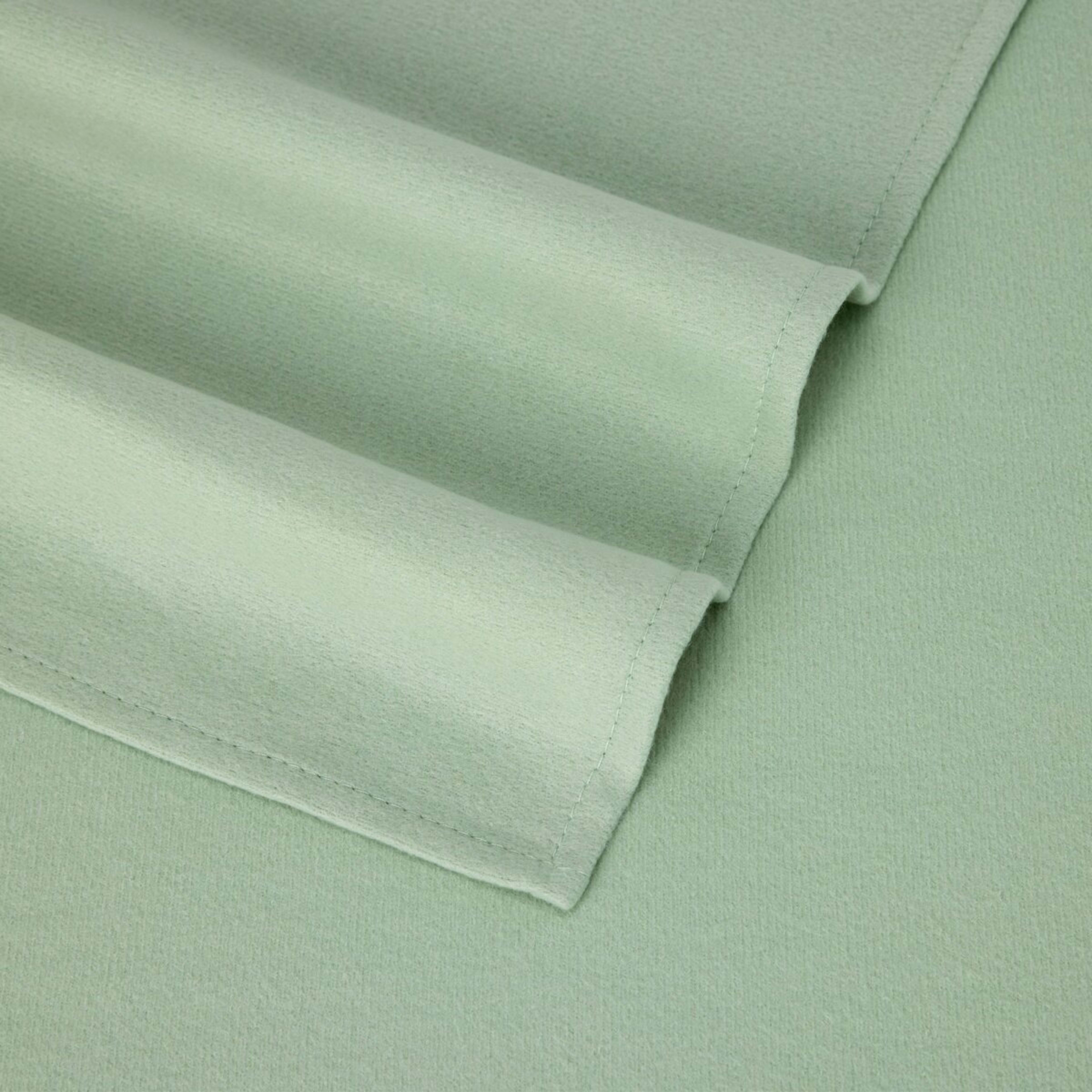 4 Soft Touch Sheet Set - Double Bed, Sage, 4 of 7
