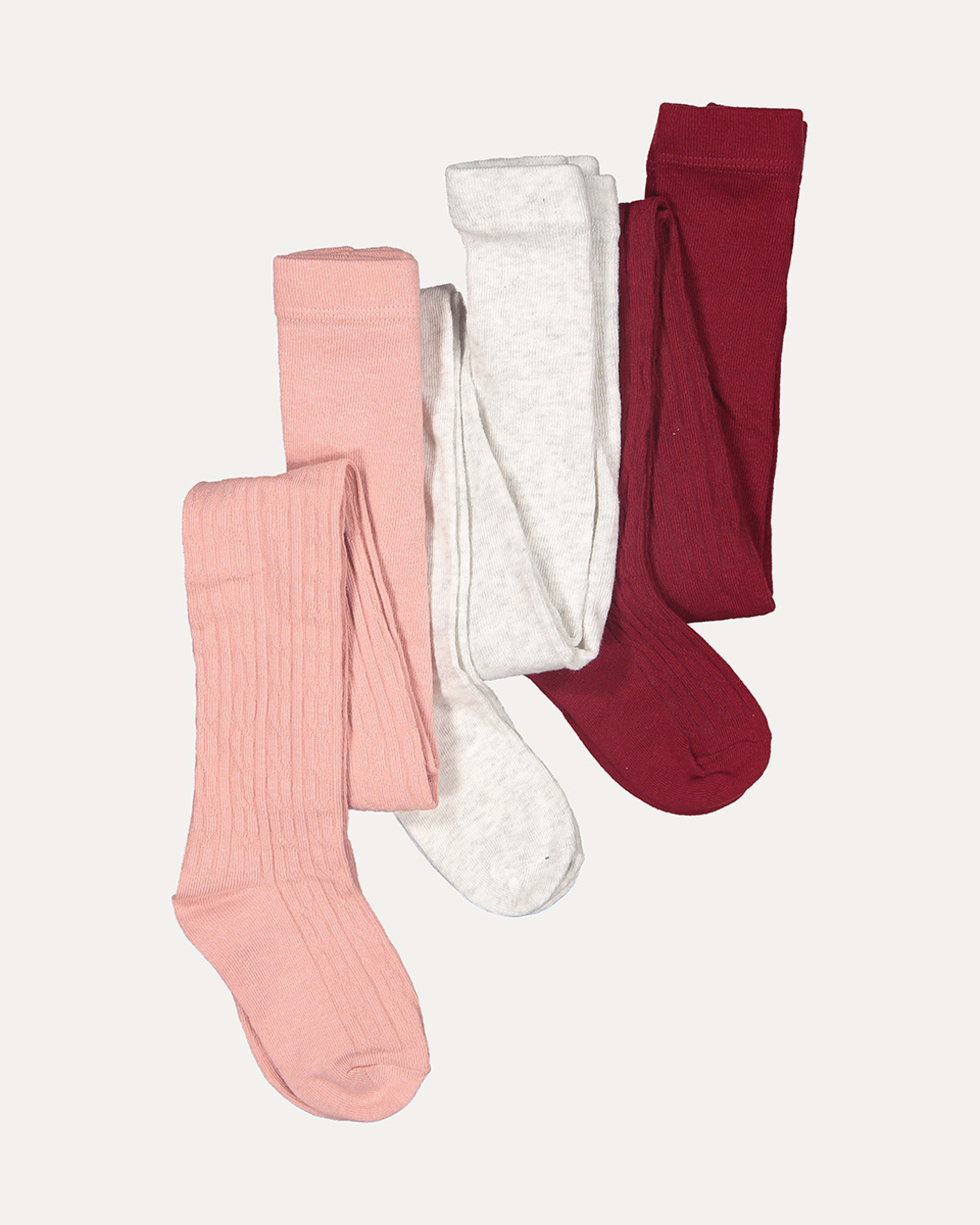 3 Pack Cotton Rich Rib Tights Kmart