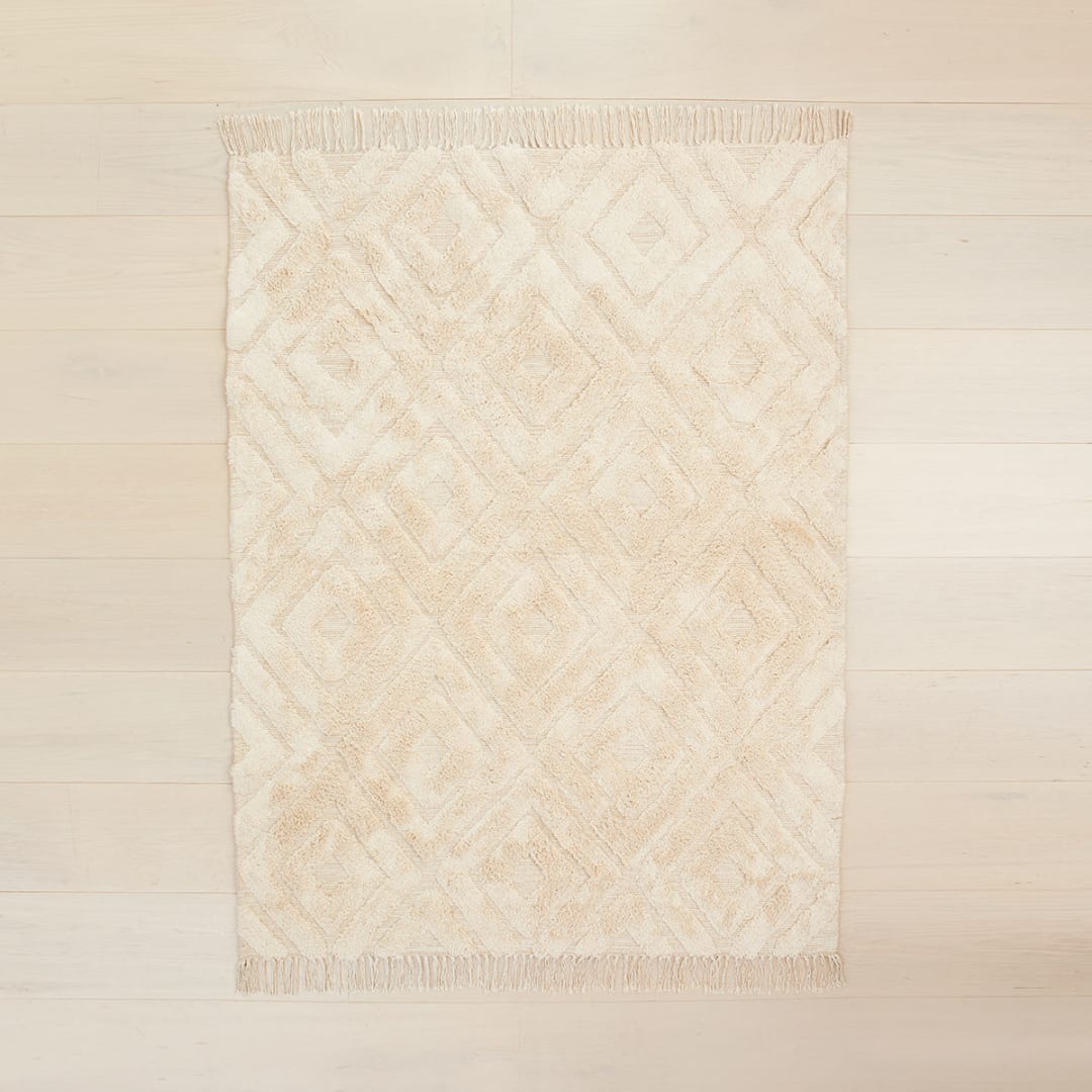 Tufted Rug Natural, Medium 180cm x 133cm Kmart