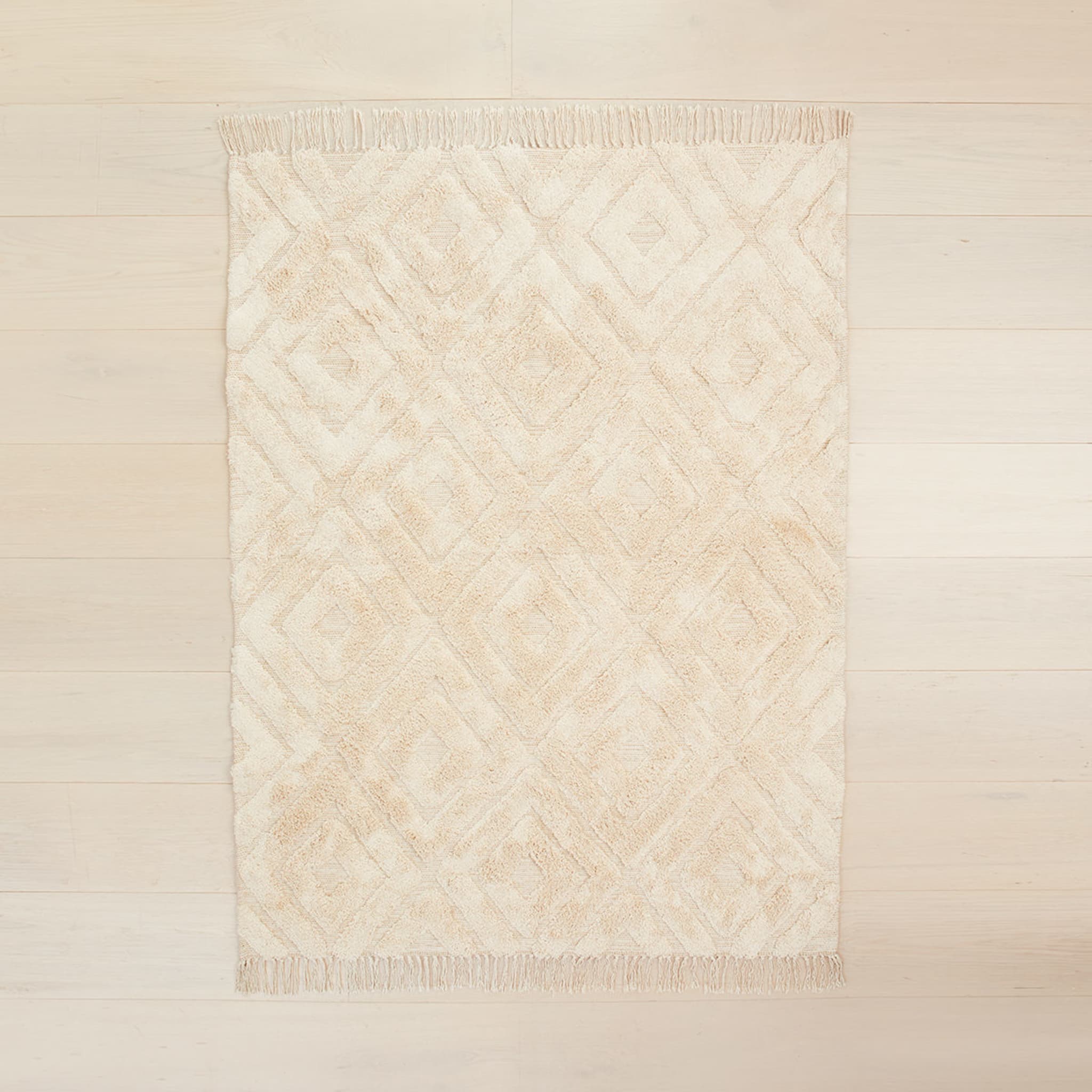 Tufted Rug Natural, Medium 180cm x 133cm Kmart