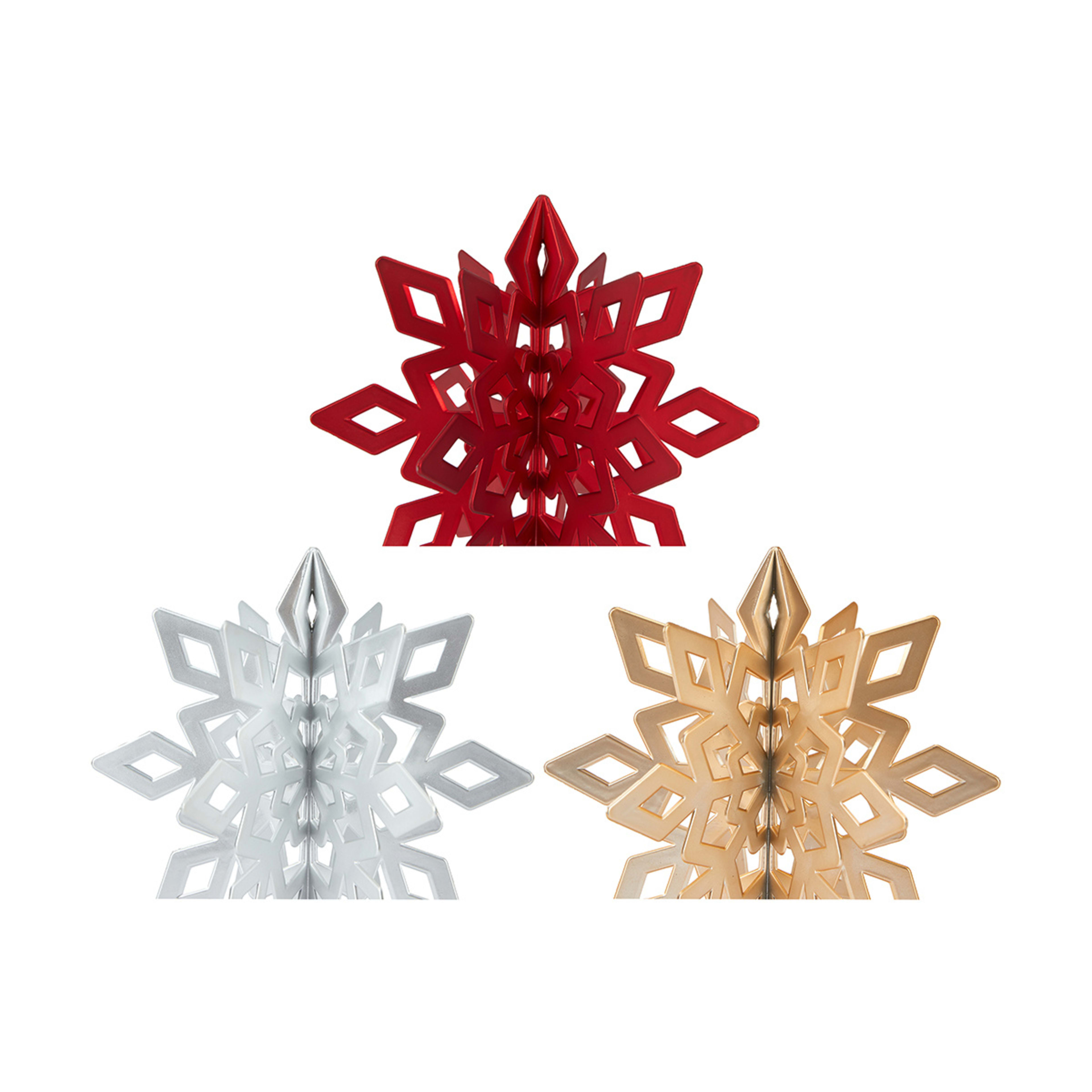 Christmas Snowflake Tree Topper Assorted Kmart NZ