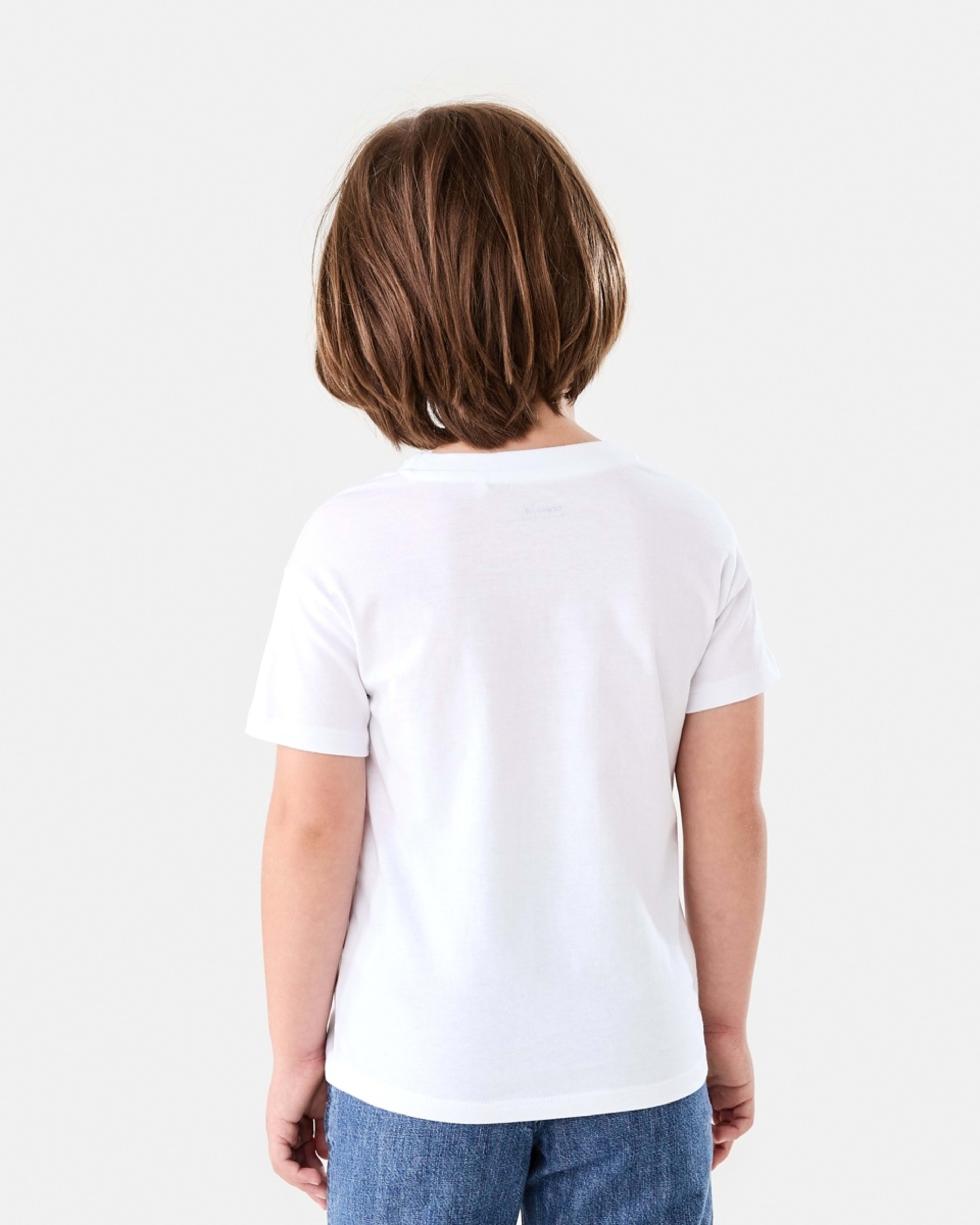 2 Plain T-shirt WHITE, 2 of 6