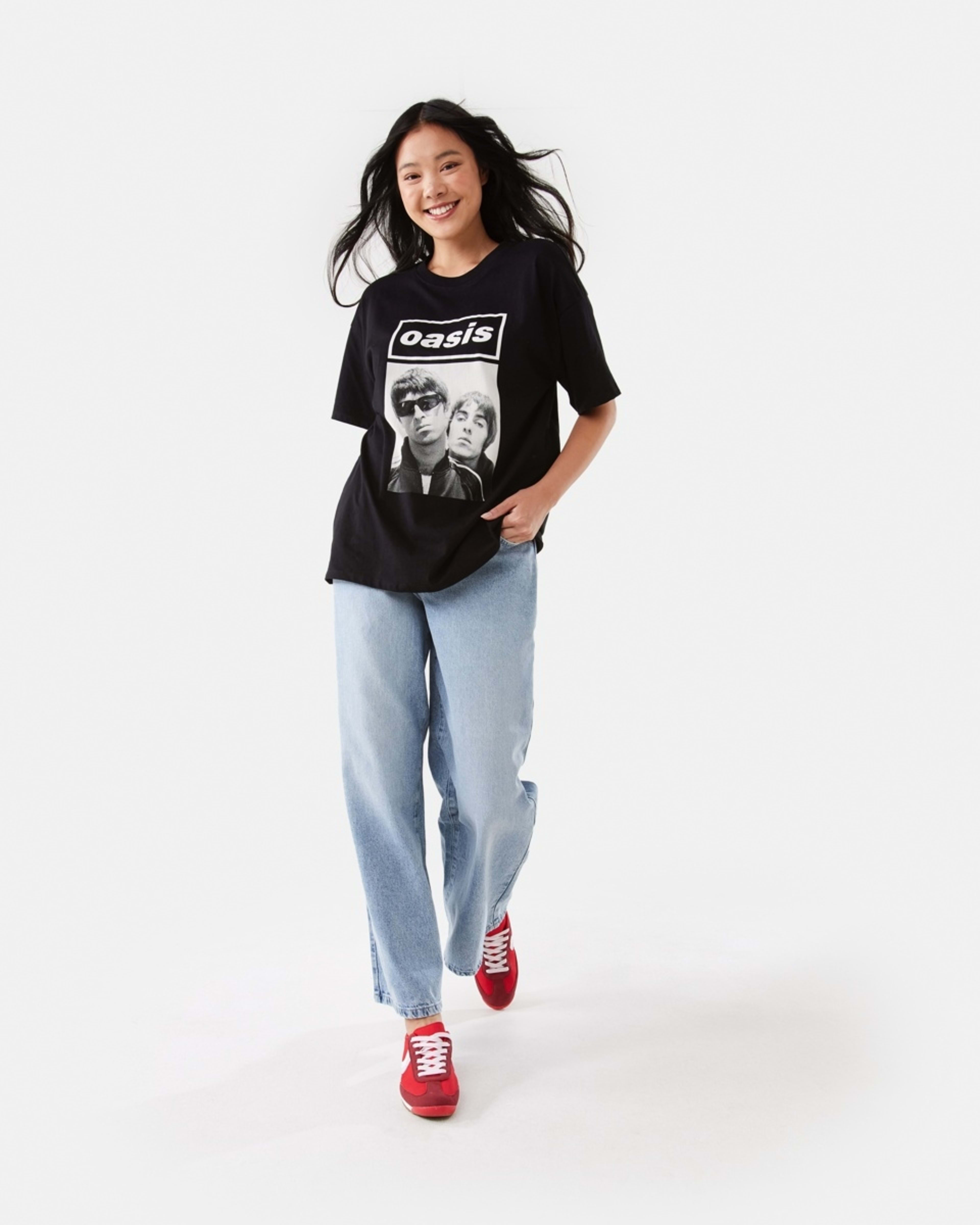 3 Wide Leg Jeans LIGHT WASH DENIM, 3 of 9
