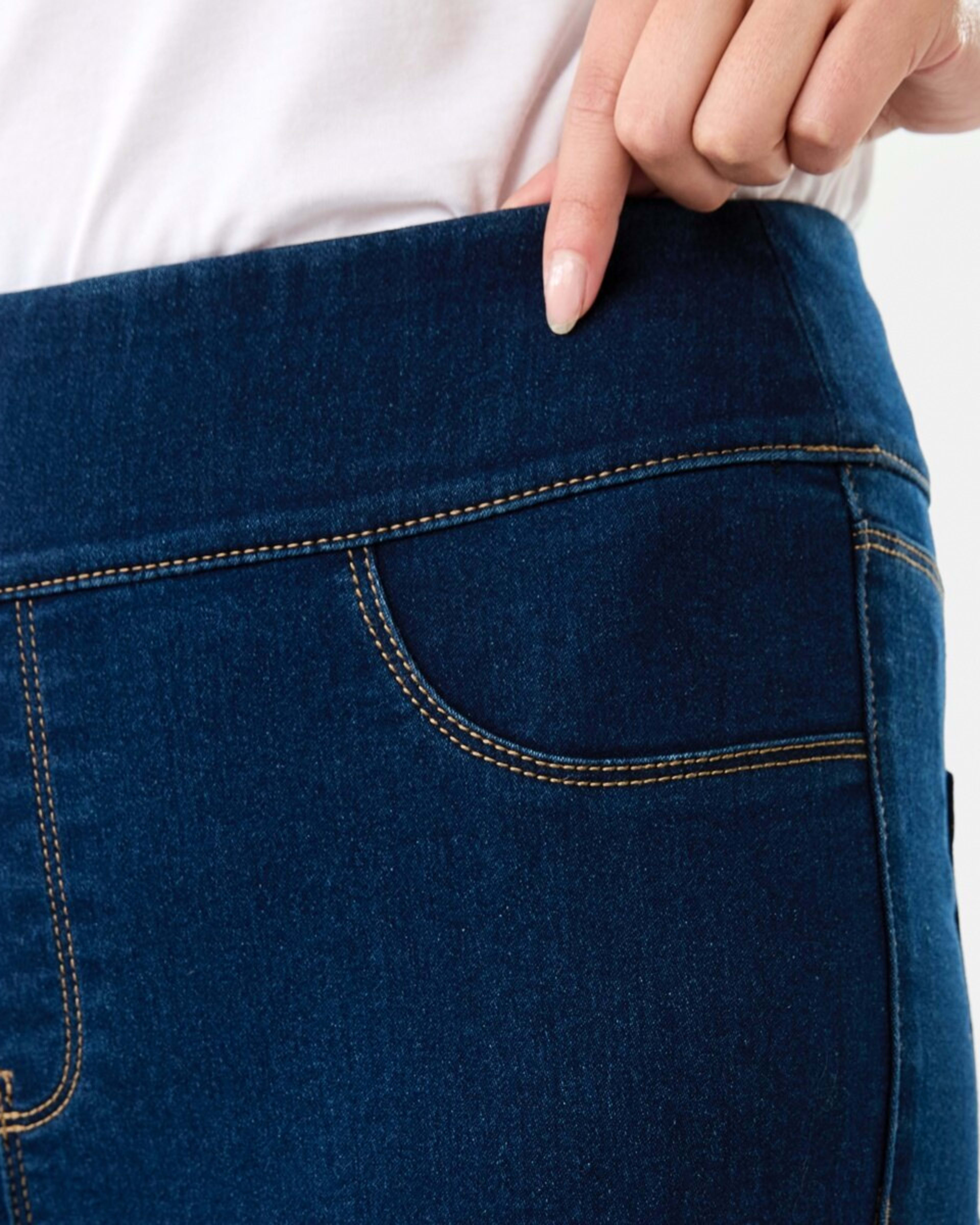 6 Denim Jeggings DARK WASH, 6 of 9
