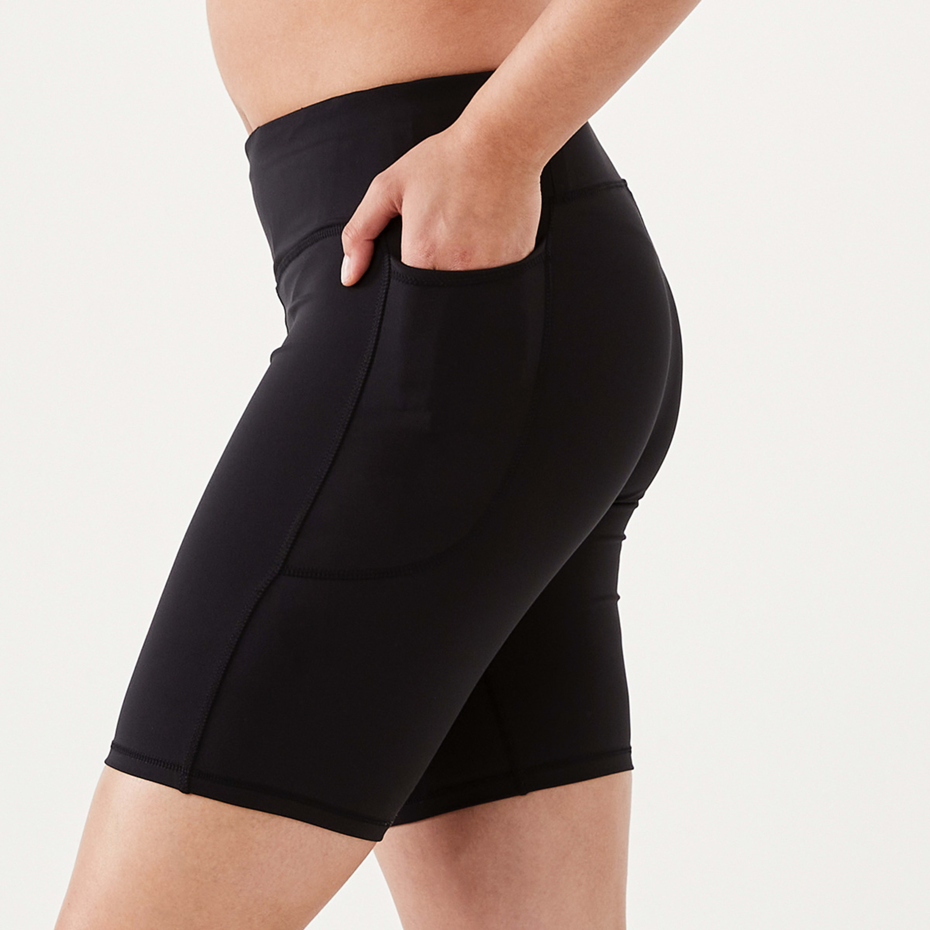 2 Active Womens Bike Shorts Black, 2 of 6