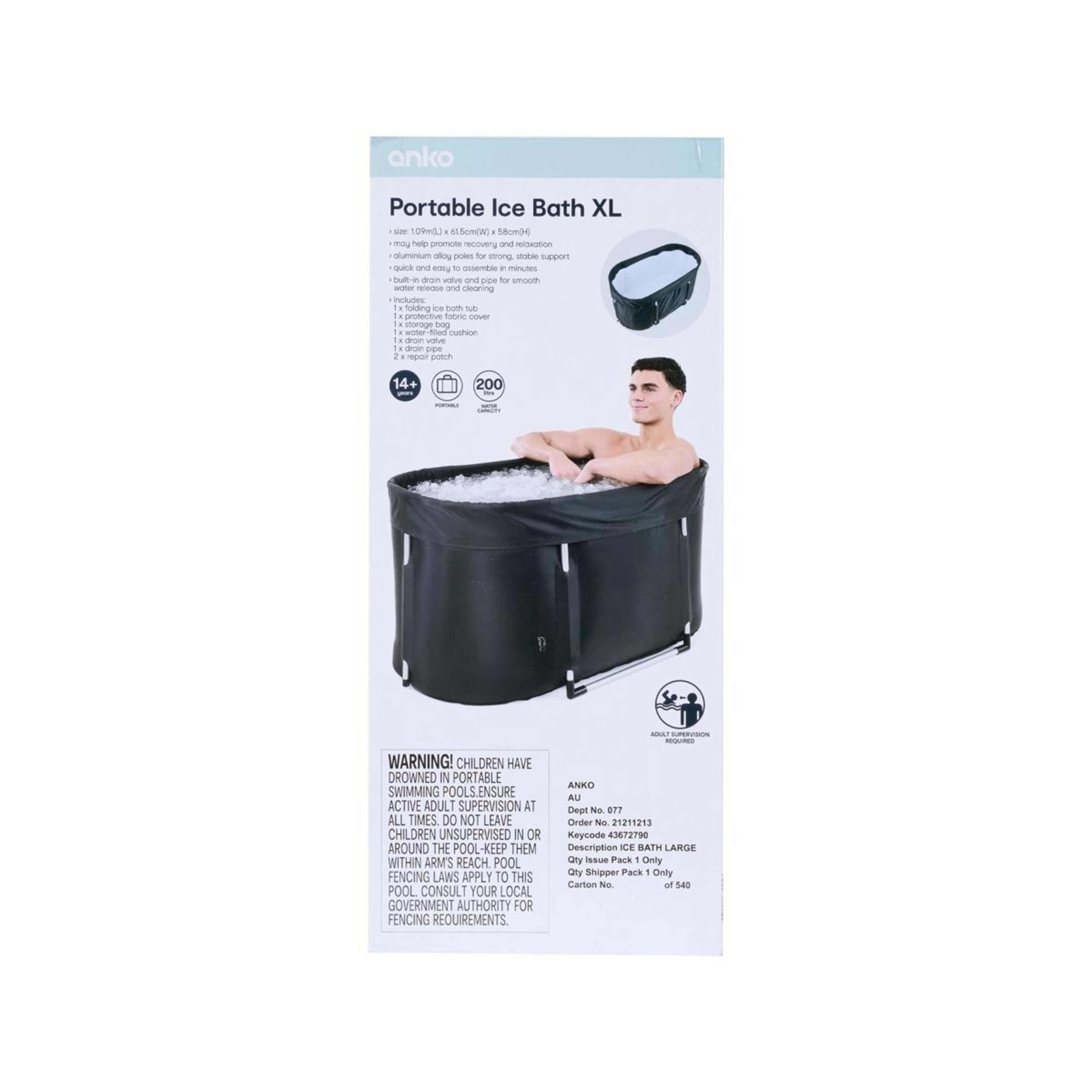 9 Portable Ice Bath - Extra Large, 9 of 10