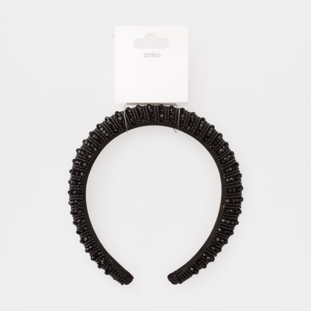 Jewel Headband - Black - Kmart