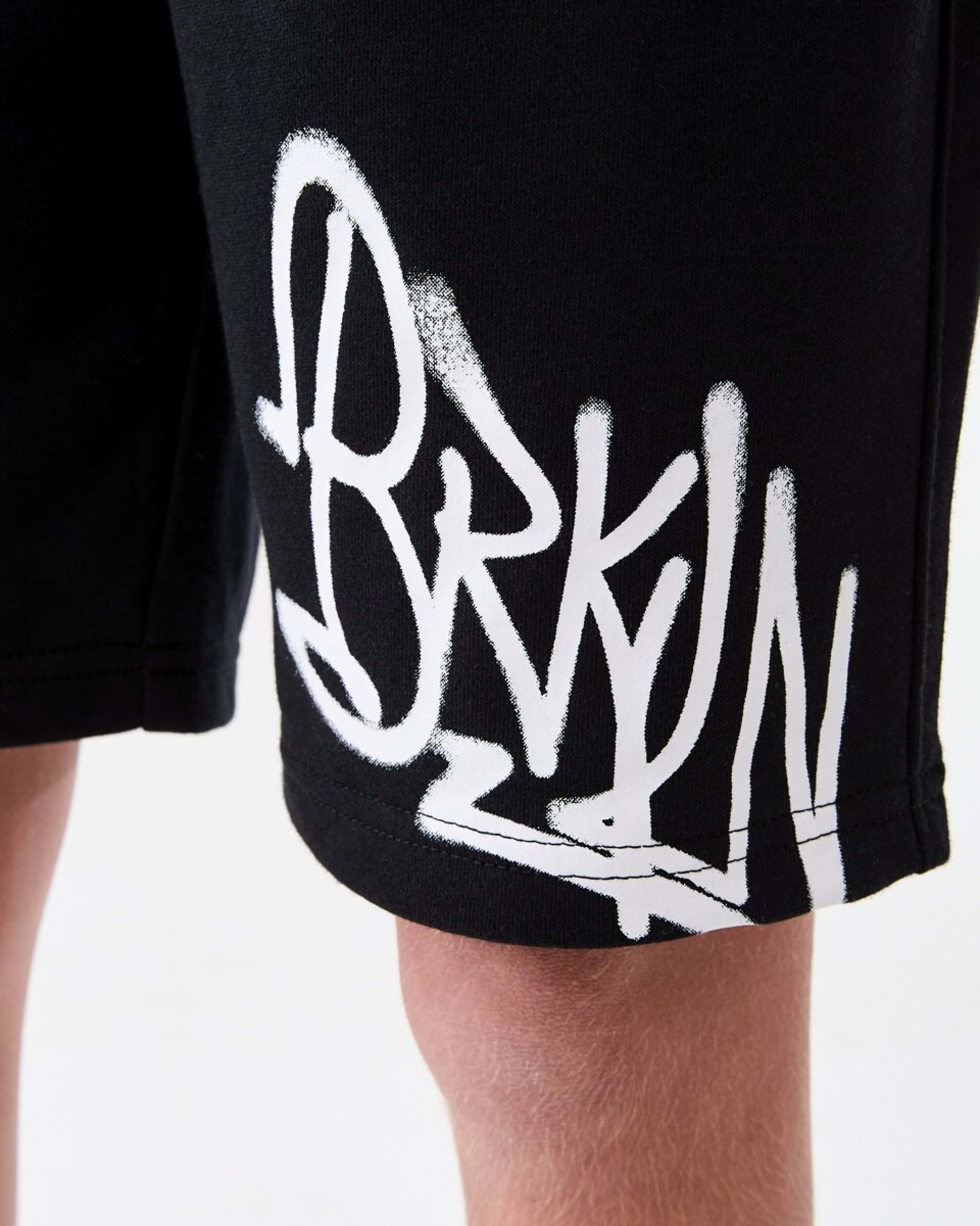 3 Printed Knit Shorts BLACK, 3 of 7